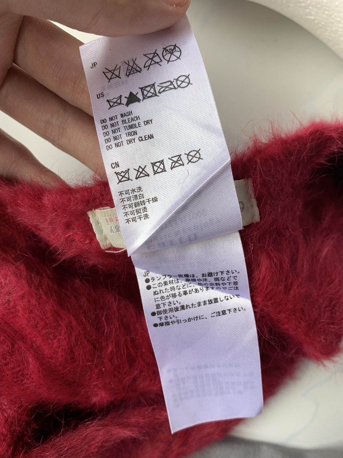 Japanese Brand Punk Bondage Style Earth Music & Ecology Mohair Hats Size ONE SIZE - 6 Thumbnail