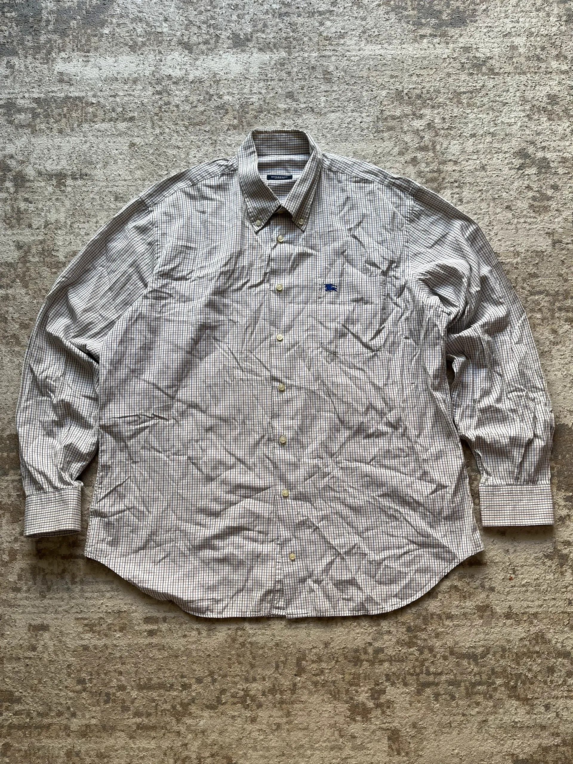 Burberry Burberry London Shirts Sz XL Plaid Cotton Size US XL / EU 56 / 4 - 2 Thumbnail