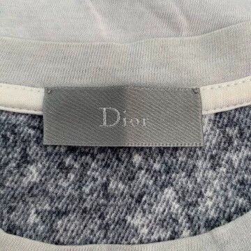 Dior Dior Gray little bee embroidered round-neck cotton short-sl Size US S / EU 44-46 / 1 - 6 Thumbnail