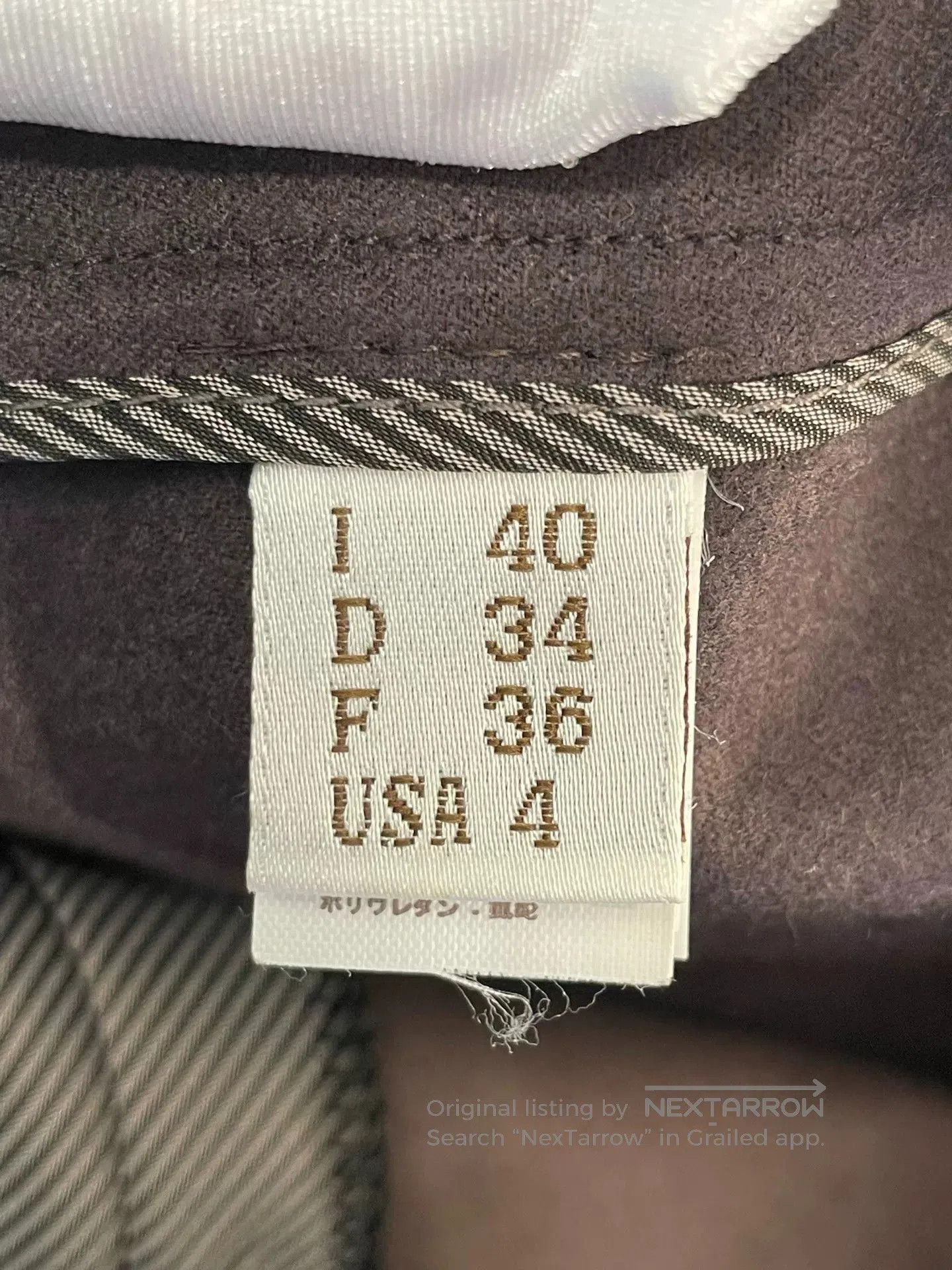 Loro Piana Brunello Cucinelli Brown Wool Leather Pants. Size US 36 / EU 52 - 4 Thumbnail