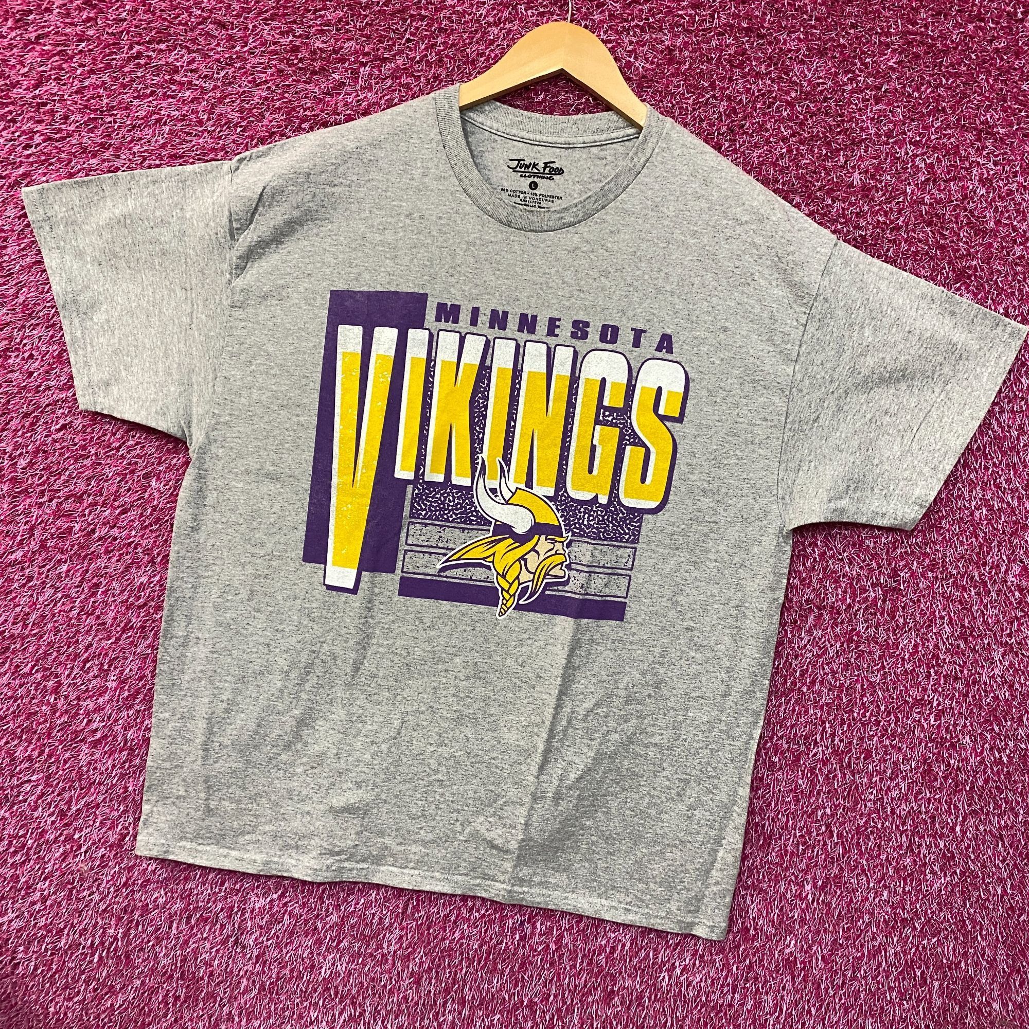 Junk Food Junk Food NFL Minnesota Vikings Logo Complete T-Shirt Large Size US L / EU 52-54 / 3 - 3 Thumbnail