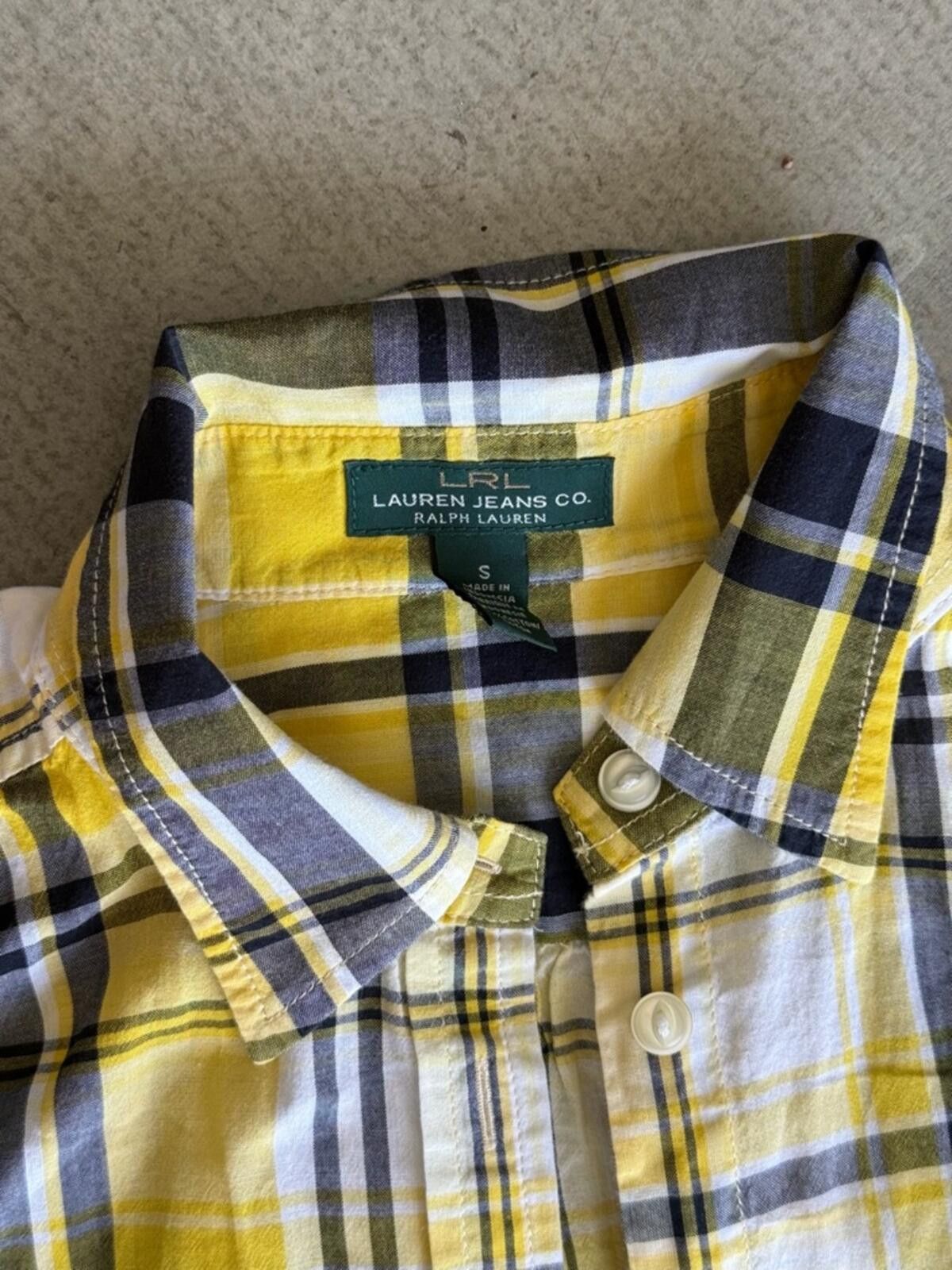 Lauren Ralph Lauren Lauren Ralph Lauren / Plaid Button Down Shirt Size S / US 4 / IT 40 - 4 Thumbnail