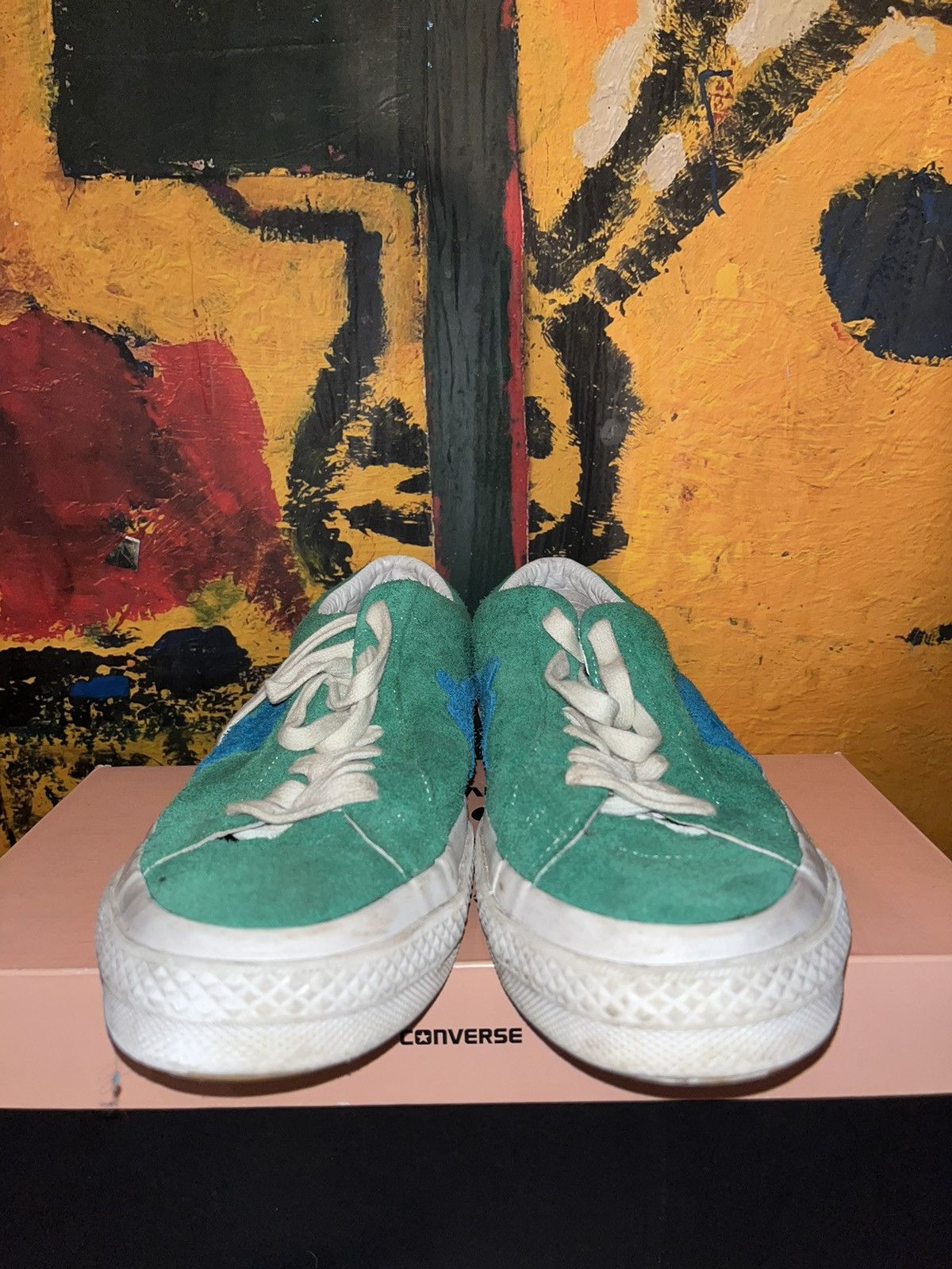 Converse × Golf Wang × Golf le Fleur Golf Le Fleur Uno Jolly Green Size US 13 / EU 46 - 4 Thumbnail