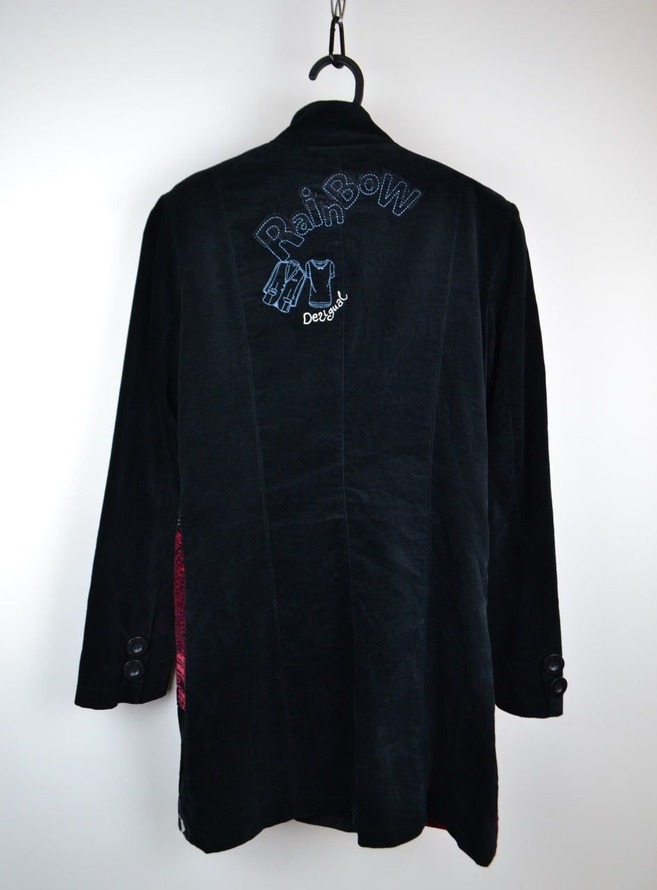 Designer × Desigual Desigual ladies overprinted coat jacket size 40 style Size S / US 4 / IT 40 - 5 Thumbnail