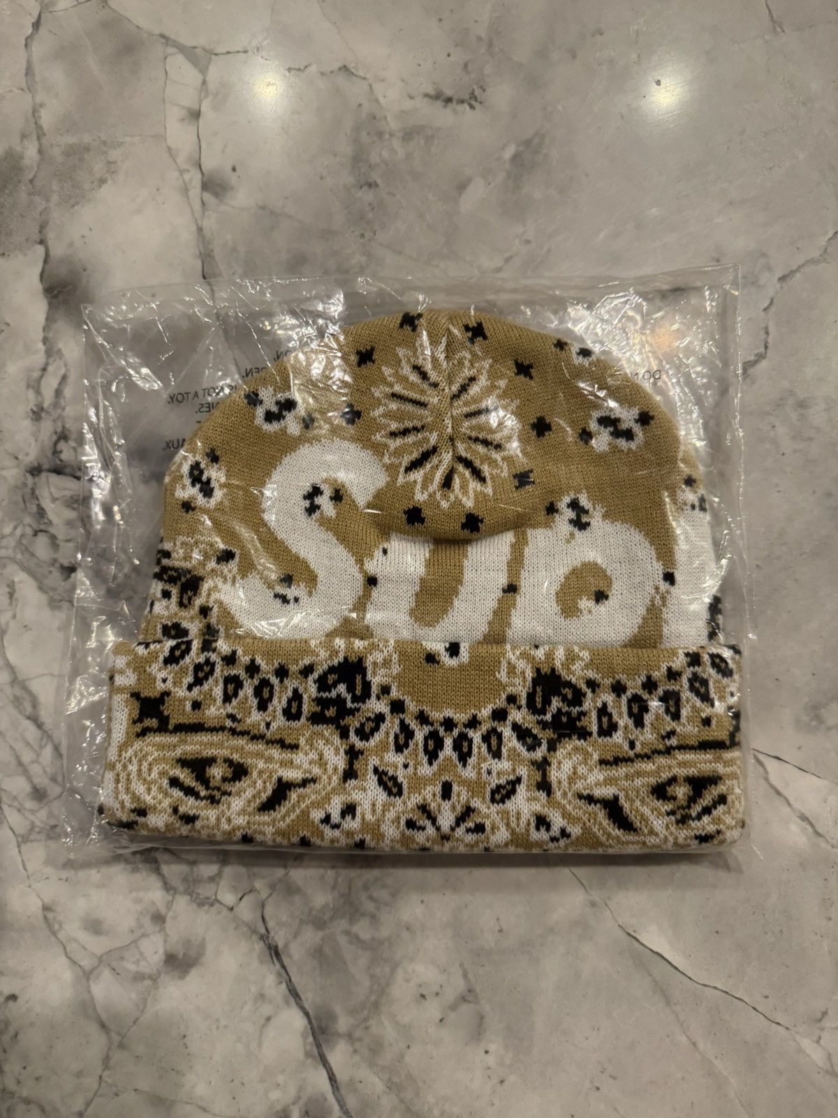 Supreme Supreme Beanie yellow bandana Size ONE SIZE - 1 Thumbnail