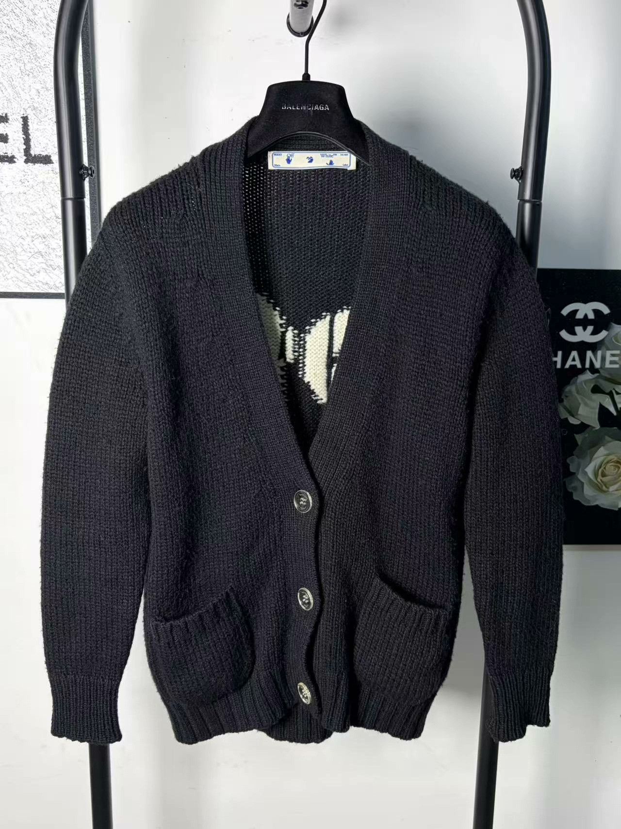 Off-White Off-White Wool White Sweater m Men Size US M / EU 48-50 / 2 - 1 Thumbnail