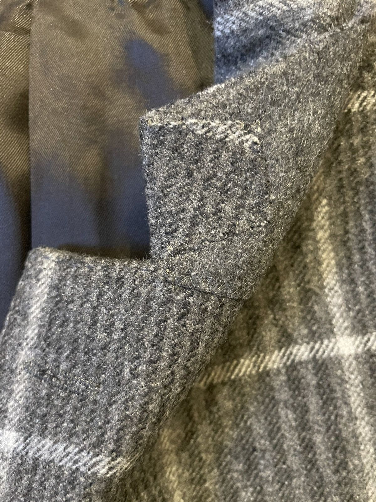 Paul Stuart Windowpane Check Soft Wool Jacket Size 42R - 3 Thumbnail