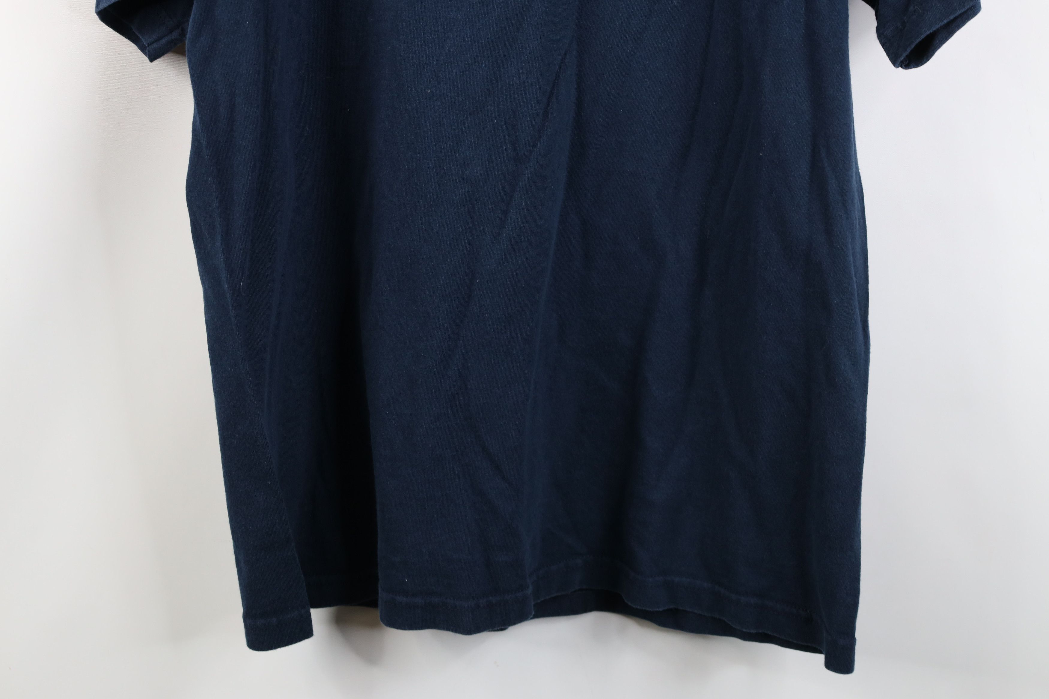 Nike Vintage Y2K Nike Travis Scott Center Big Swoosh T-Shirt Blue Size US L / EU 52-54 / 3 - 14 Thumbnail