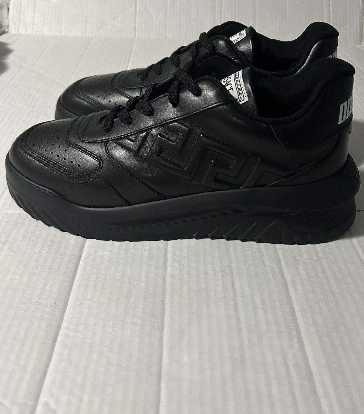 Versace Versace Greca Odissea Black Sneakers Men’s 14 US / 47 EU New Size US 14 / EU 47 - 6 Thumbnail