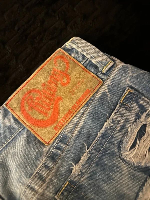 Hysteric Glamour Hysteric Glamour Kinky Jeans Patchwork Studded Denim Size US 29 - 6 Thumbnail