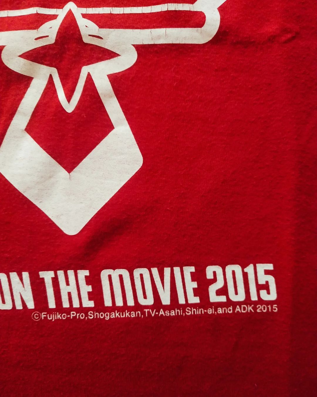 Anime × Japanese Brand Doraemon The Movie 2015 Red Official Anime Tees Size US S / EU 44-46 / 1 - 2 Thumbnail