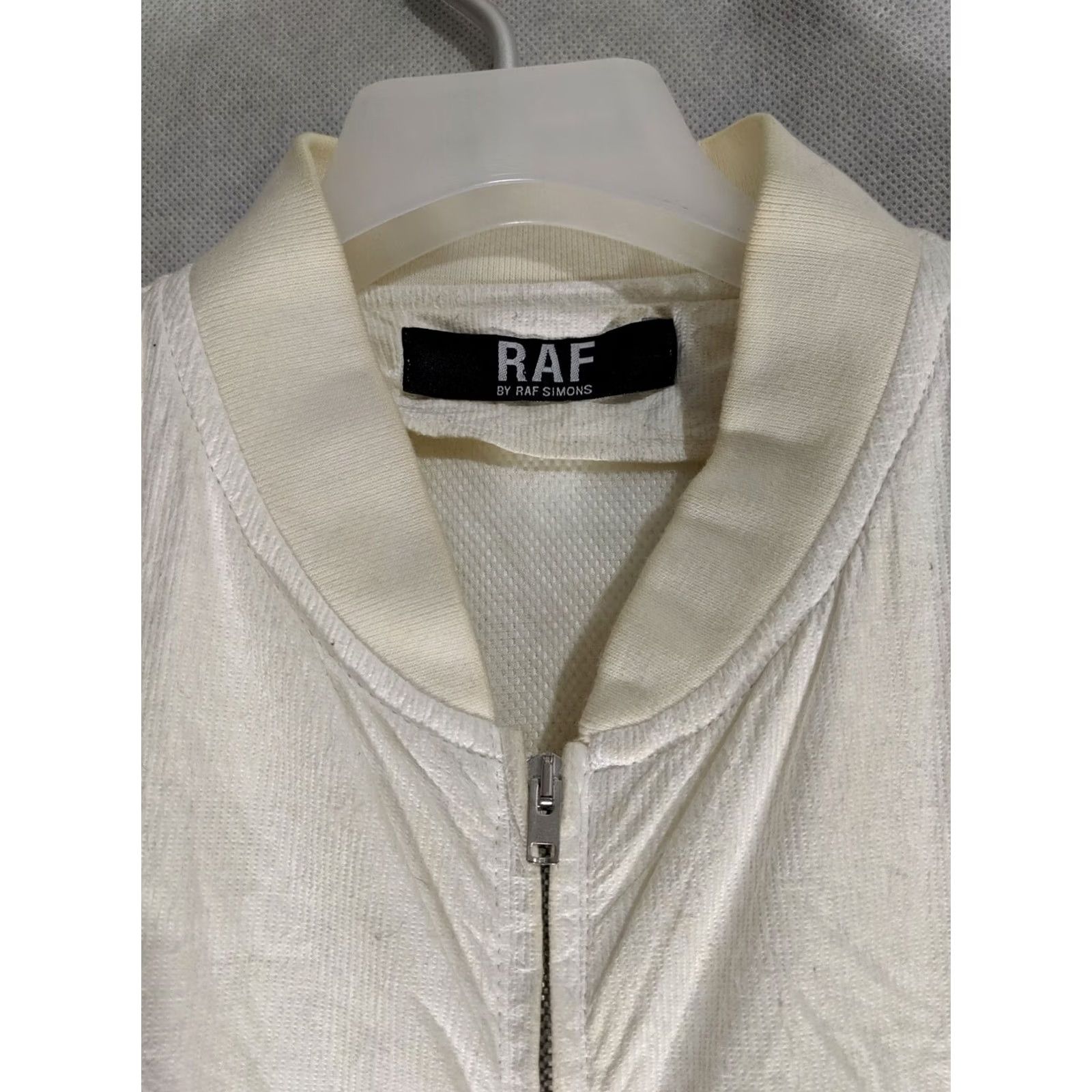 Raf Simons Raf by Raf Simons Archive Tyvek Paper Lined White Logo Bomber Jacket 48 Italy Mens Size US M / EU 48-50 / 2 - 4 Thumbnail