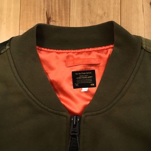 Bape BAPE SHARK MA-1 Sweat Bomber Jacket 1st camo a bathing ape Size US L / EU 52-54 / 3 - 5 Thumbnail