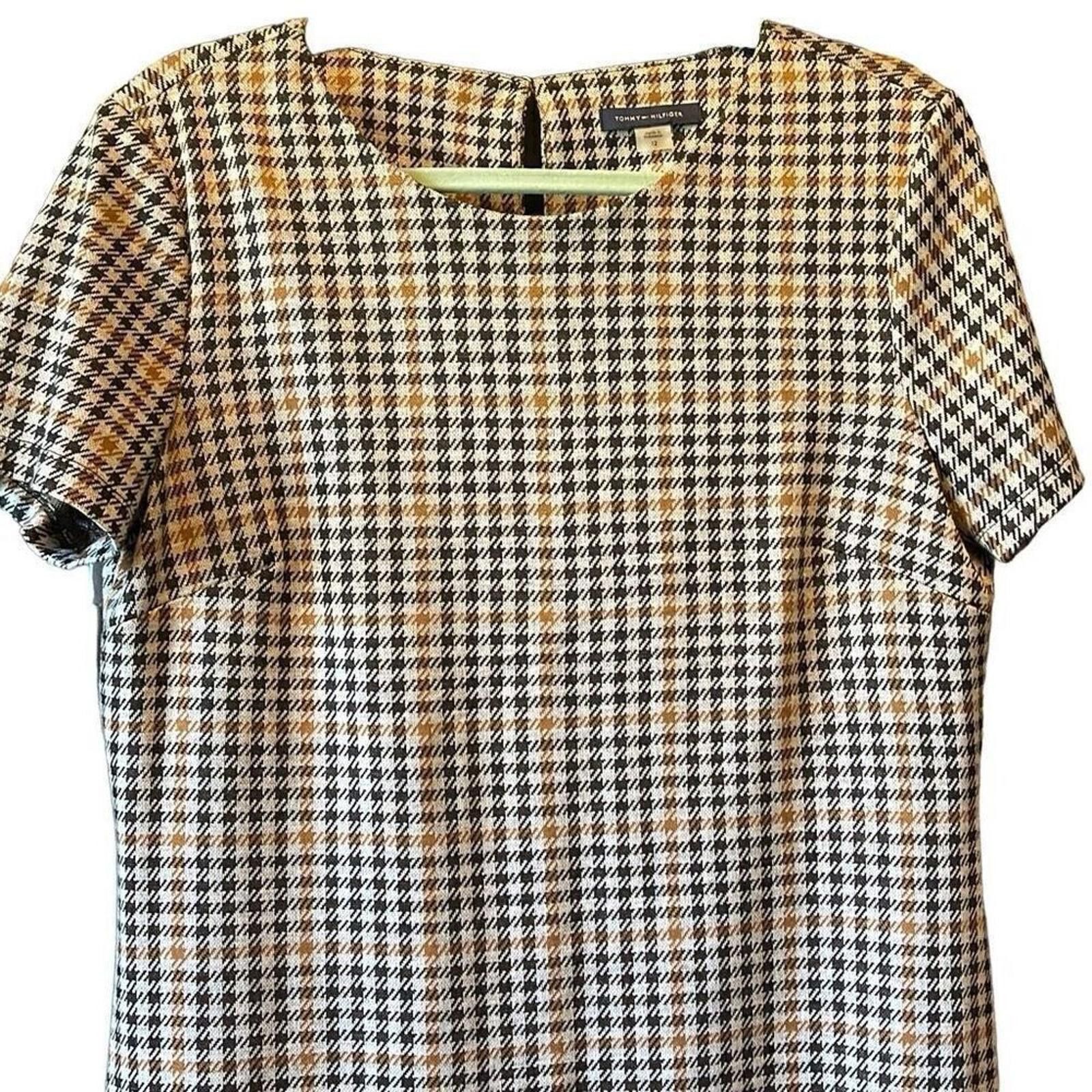 Tommy Hilfiger Tommy Hilfiger stretch houndstooth mod dress 12 Size XL / US 12-14 / IT 48-50 - 4 Thumbnail