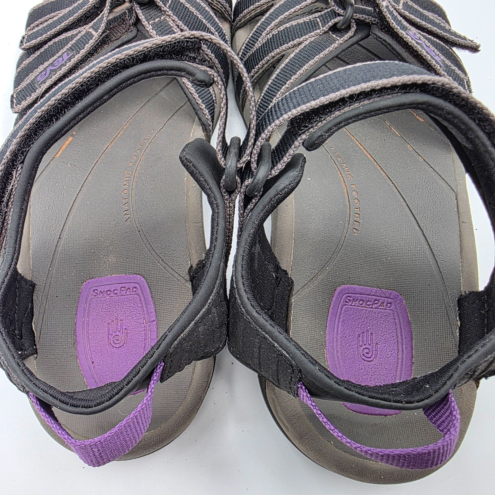 Teva Teva Tirra Womens Sandals Size 8 Black Adjustable Strap Outd Size US 8 / IT 38 - 7 Thumbnail