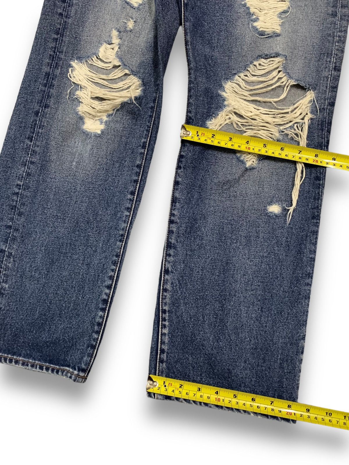 14th Addiction Vintage Y2K Japanese Brand RNA Distressed Grunge Jeans Size US 30 / EU 46 - 16 Thumbnail