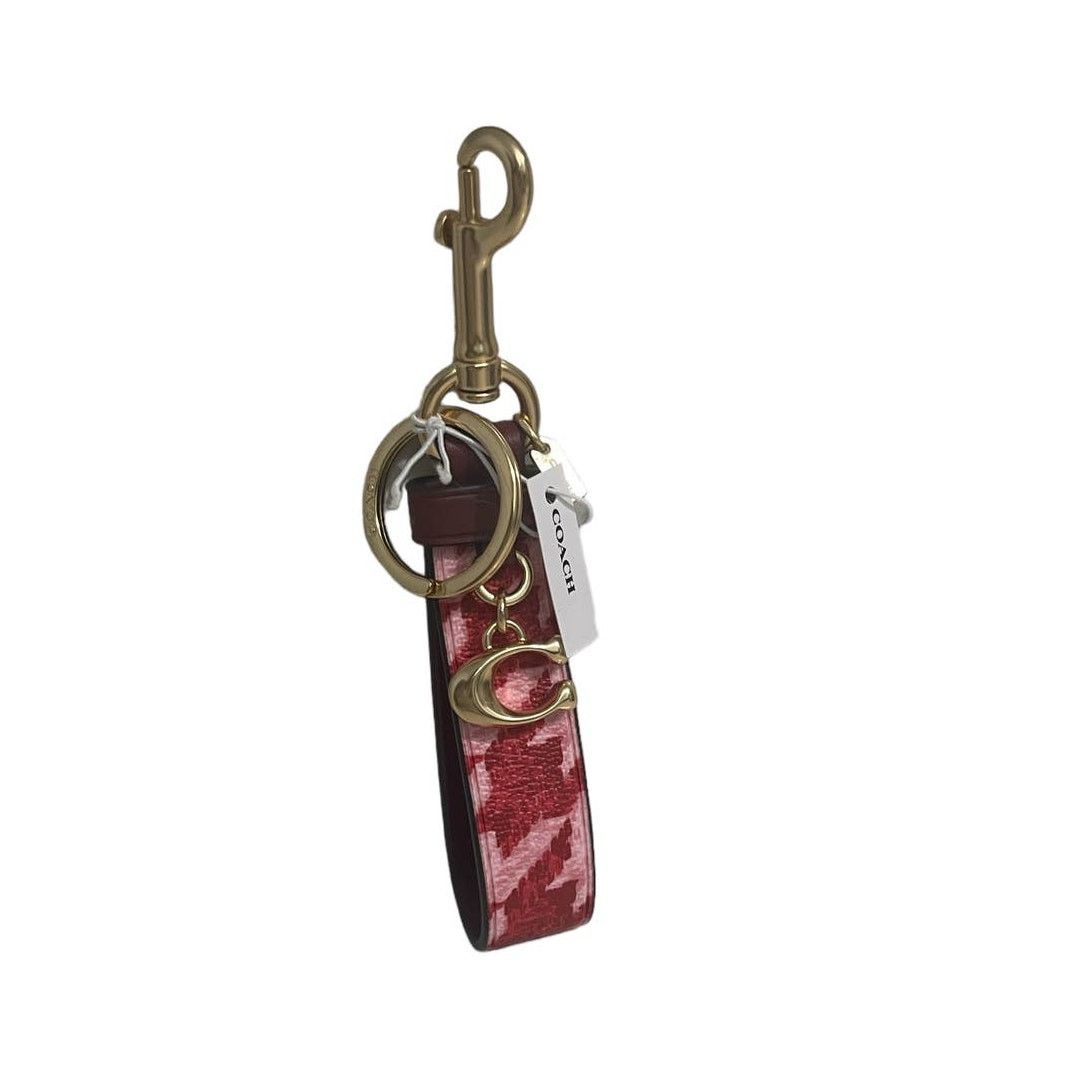 Coach Coach Houndstooth print Loop bag charm key chain Size ONE SIZE - 2 Thumbnail