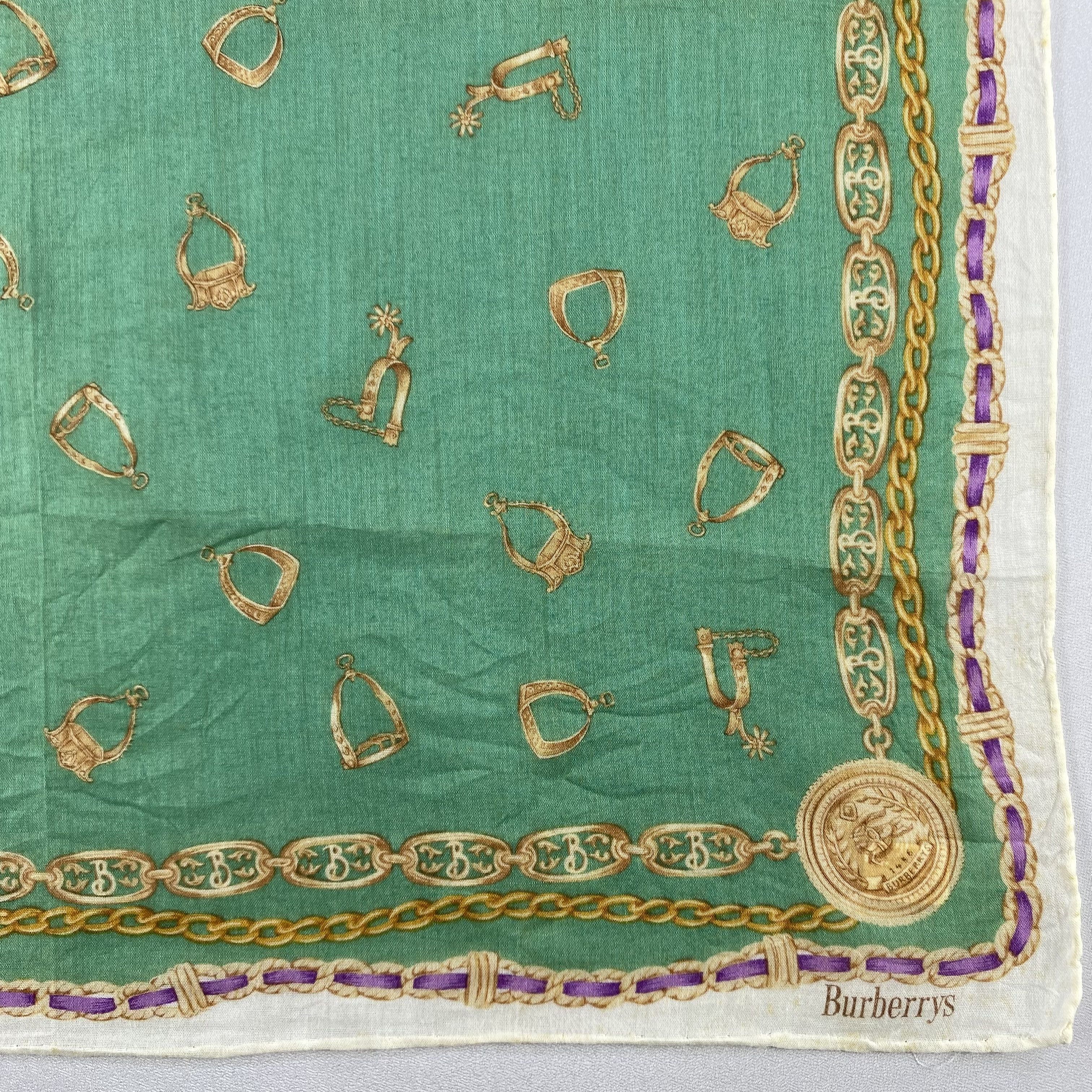Burberry × Vintage Burberry Bandana/ Handkerchief / Neckerchief Size ONE SIZE - 3 Thumbnail