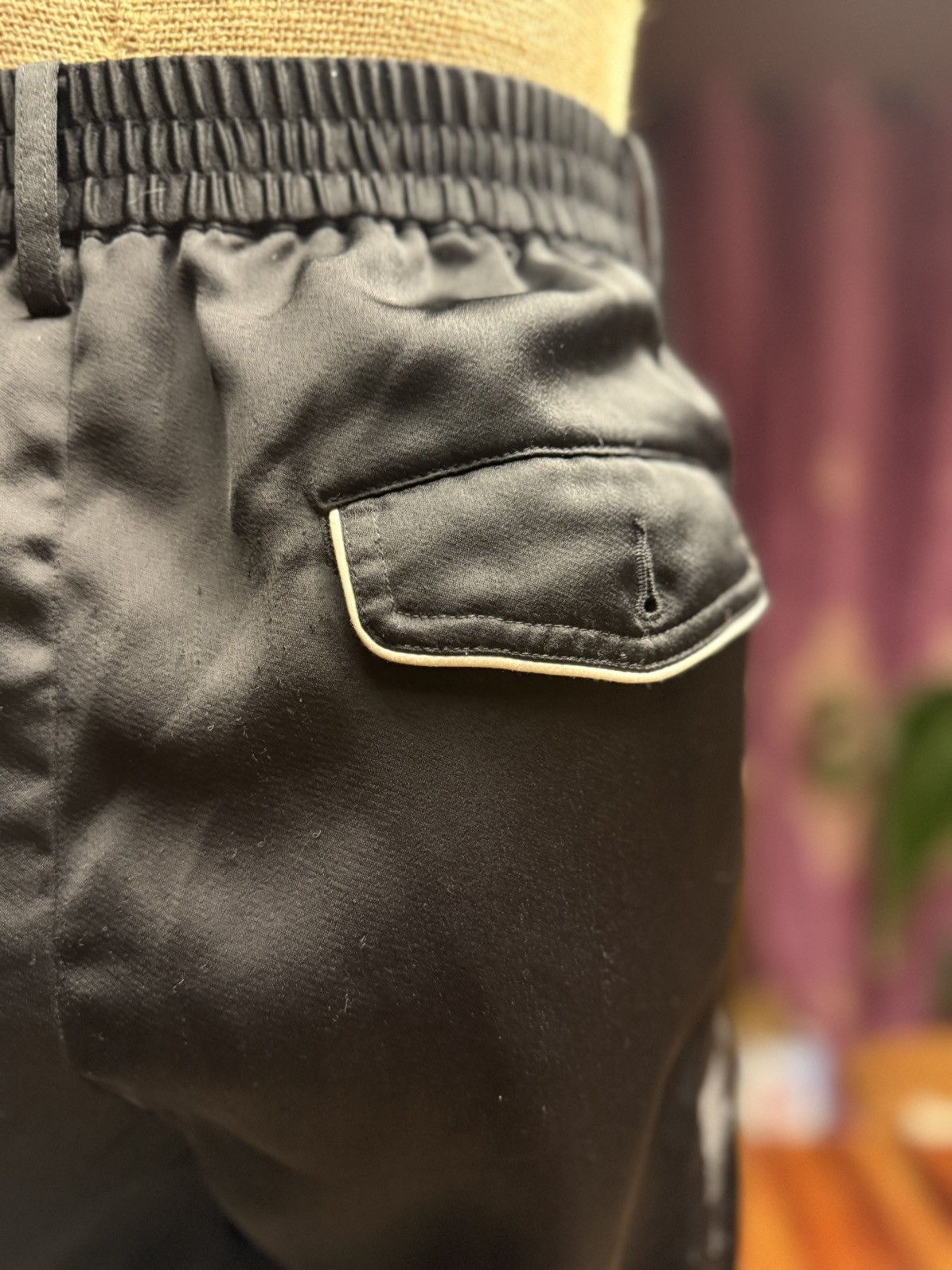 Other Sleek Satin Utility Pants with Contrast Trim Size US 30 / EU 46 - 9 Thumbnail