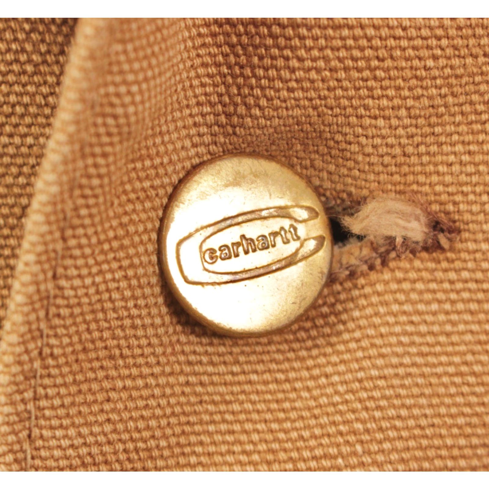 Carhartt VINTAGE Carhartt Chore Jacket Shirt 70s 1970s Men's Tan Brown Size 50 Work Jacket Mens Size US M / EU 48-50 / 2 - 5 Thumbnail