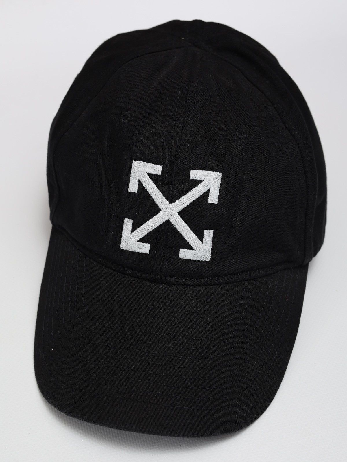 Off-White Off White Permanent Arrow Baseball Cap Black Size ONE SIZE - 3 Thumbnail