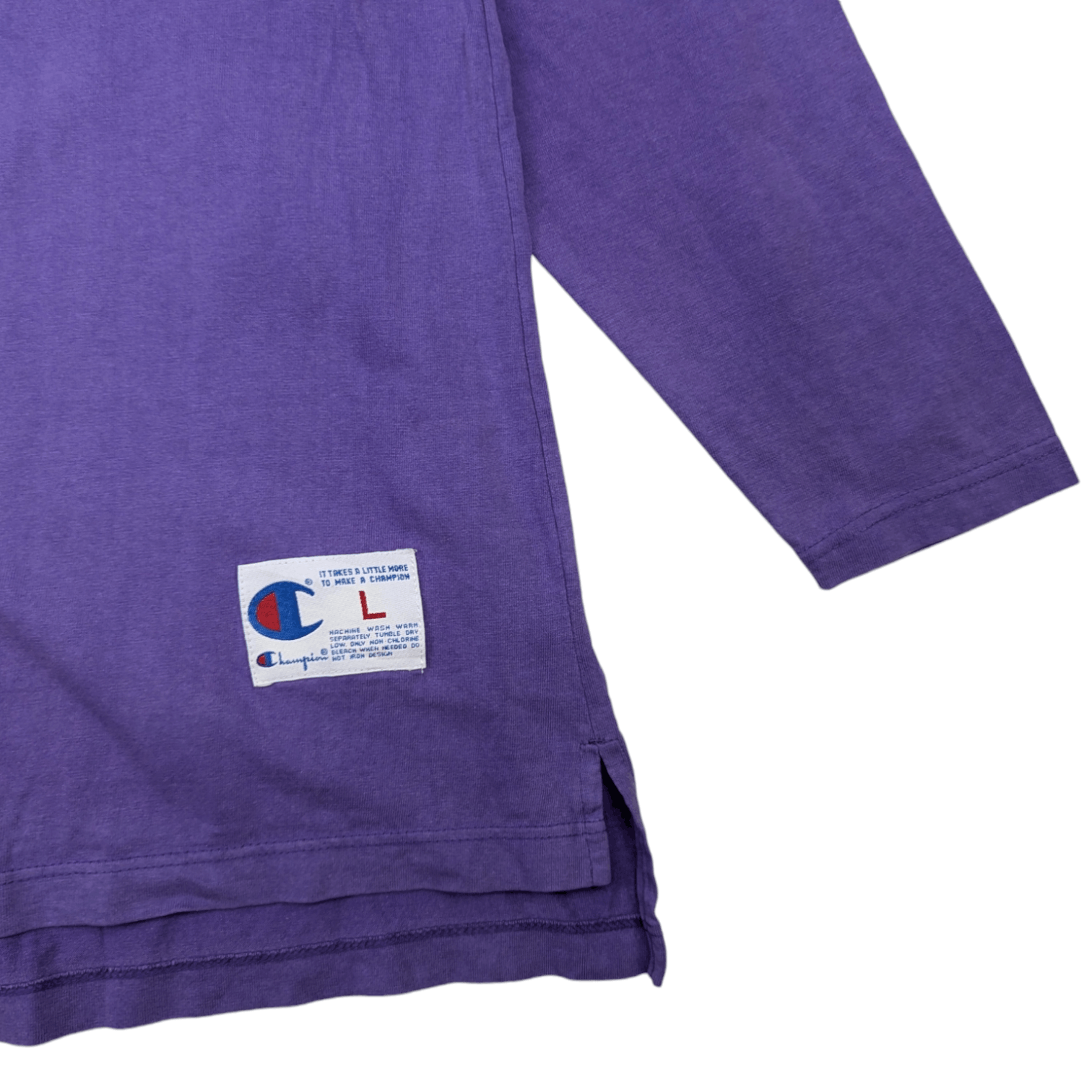 Champion 2000's CHAMPION Big Spell Out Logo Long Sleeve T-Shirt Size US L / EU 52-54 / 3 - 6 Thumbnail