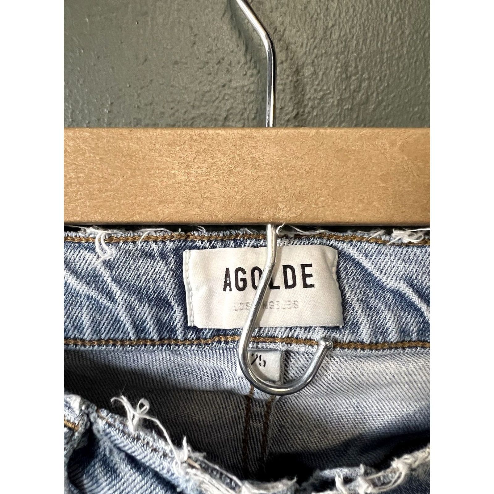 Agolde VINTAGE none AGOLDE Jeans Toni Mid-Rise Straight Women 25 Blue 5-Pocket Denim Slim Distressed Jeans Size 42" / US 20 - 3 Thumbnail