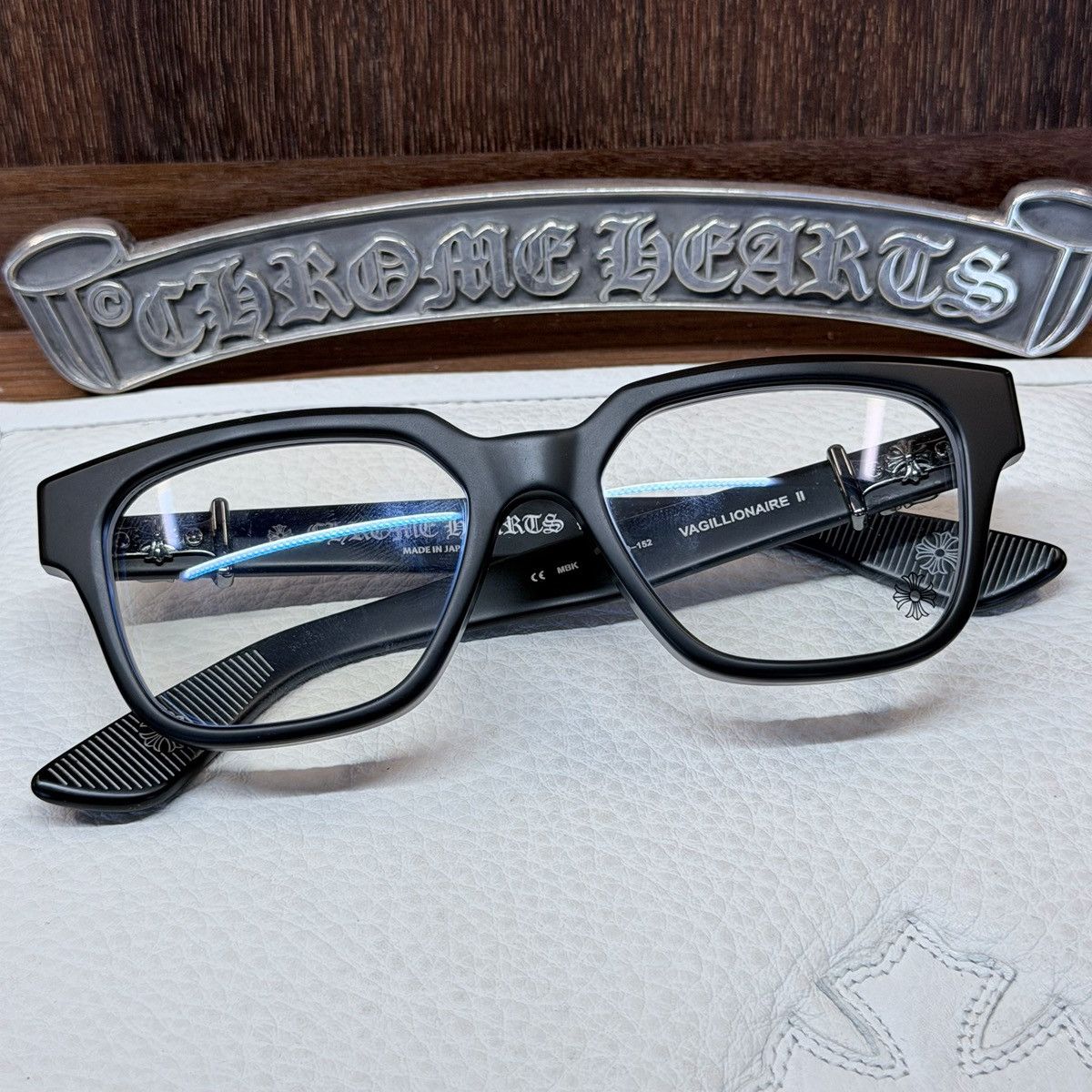Chrome Hearts Chrome Hearts VAGILLIONAIRE ll glasses Size ONE SIZE - 1 Thumbnail