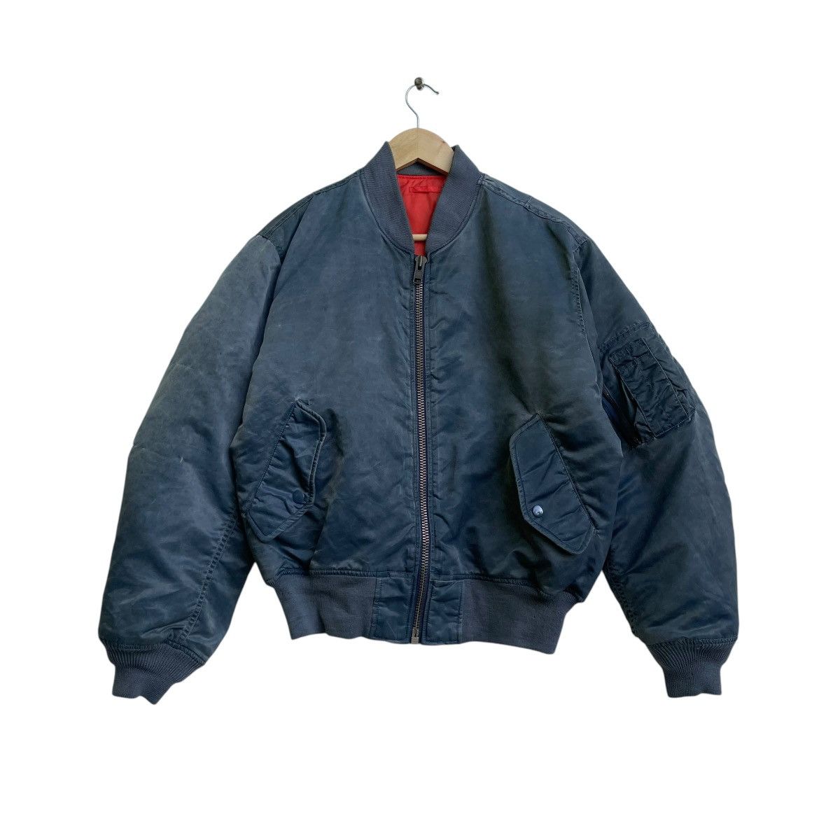 Alpha Industries × Buzz Rickson's 💥 Machope Jacket Air Force Type MA-1 Flight Bomber Jacket Size US M / EU 48-50 / 2 - 1 Thumbnail