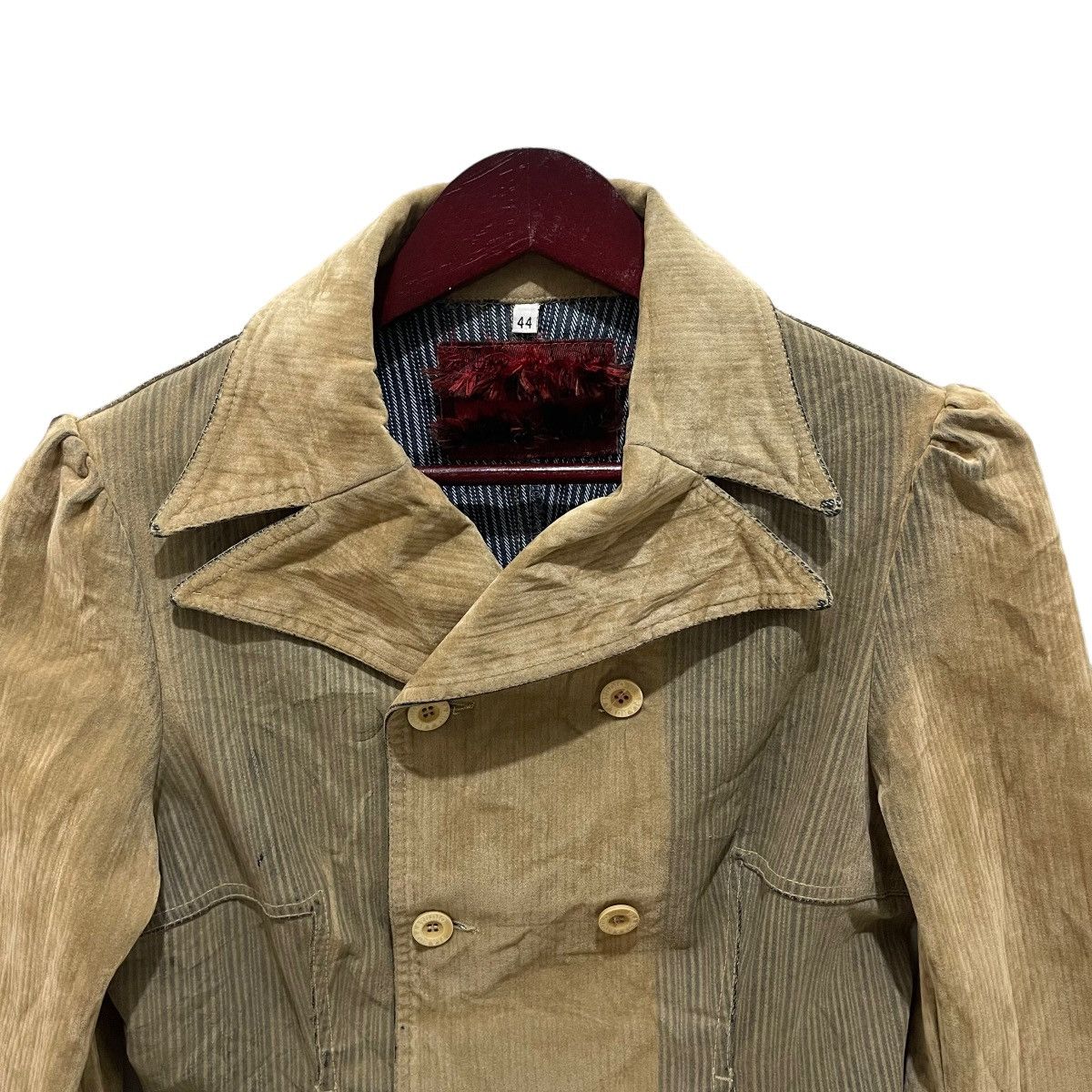 Vintage Pianurastudio Double Breasted Cropped Jacket Size M / US 6-8 / IT 42-44 - 2 Thumbnail