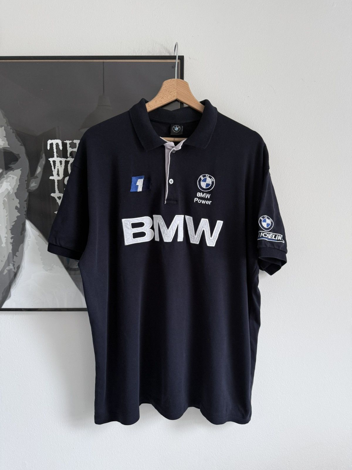 BMW Vintage BMW Racing Polo Shirt F1 Grand Prix Size US XXL / EU 58 / 5 - 1 Thumbnail
