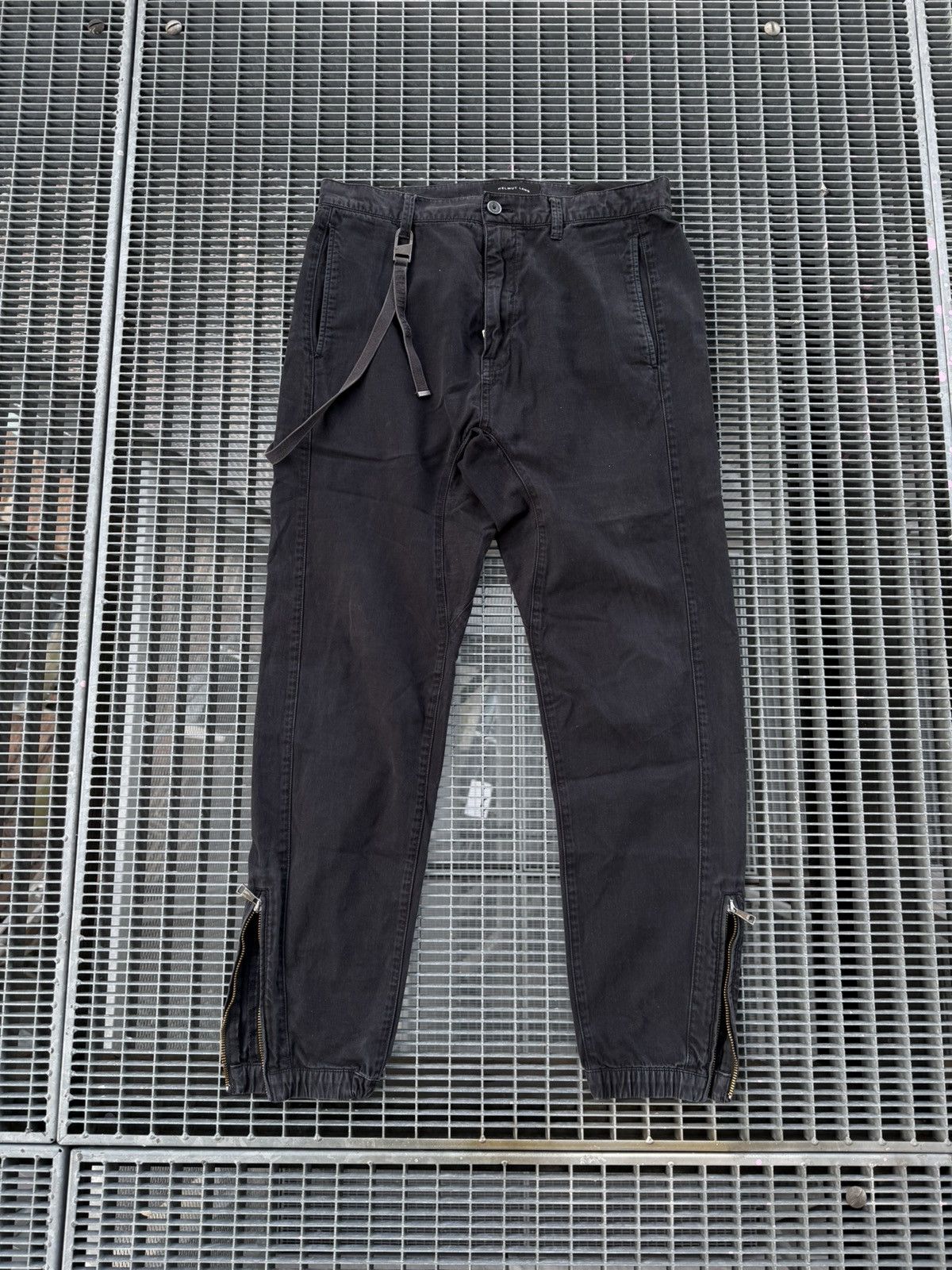 Helmut Lang Helmut Lang Curved Leg Track Pants Size US 30 / EU 46 - 1 Thumbnail