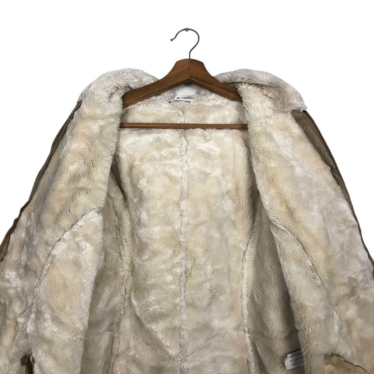 Vintage 🔥VINTAGE BIKER LEATHER JACKET MARVIN RICHARDS BLANKET HOODIE Size L / US 10 / IT 46 - 17 Thumbnail