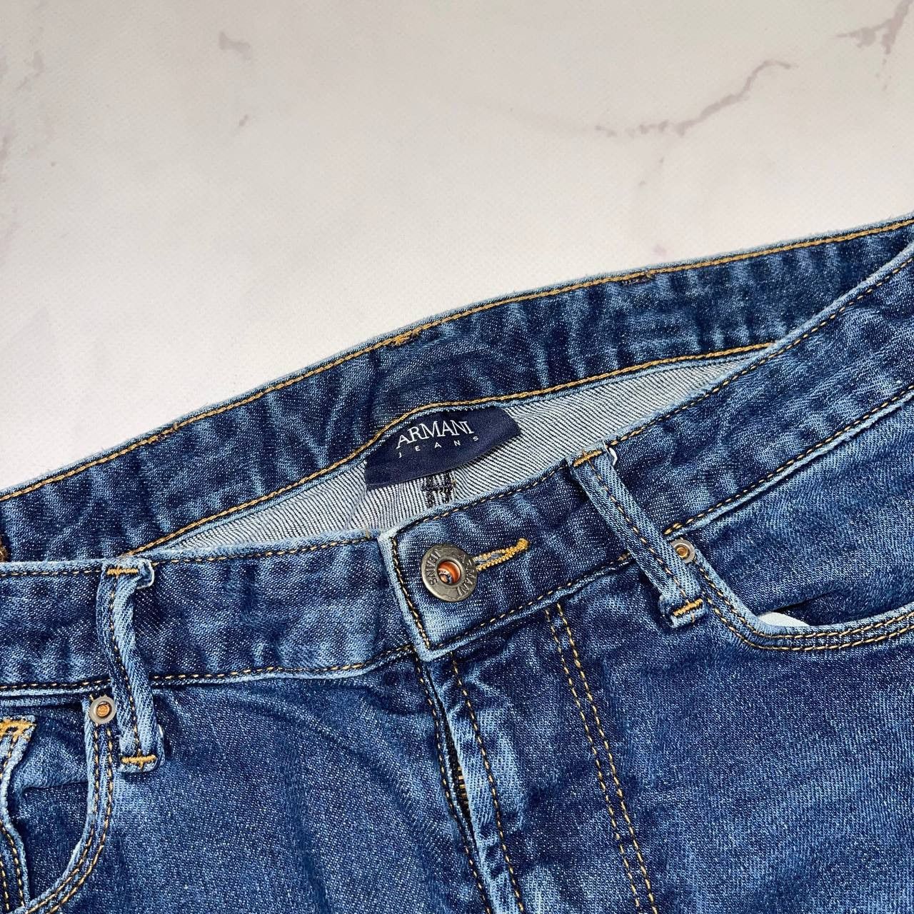 Giorgio Armani Vintage Armani Jeans Metal Logo Denim Pants Size 31 Size US 31 - 13 Thumbnail