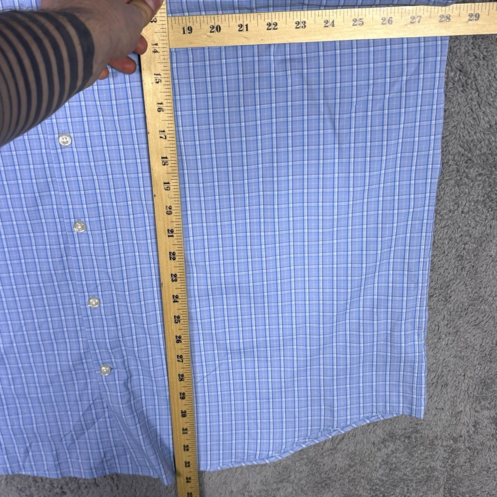Peter Millar Peter Millar Shirt Mens XXL 2XL Summer Comfort Performance WIndowpane Check Size US XXL / EU 58 / 5 - 7 Thumbnail