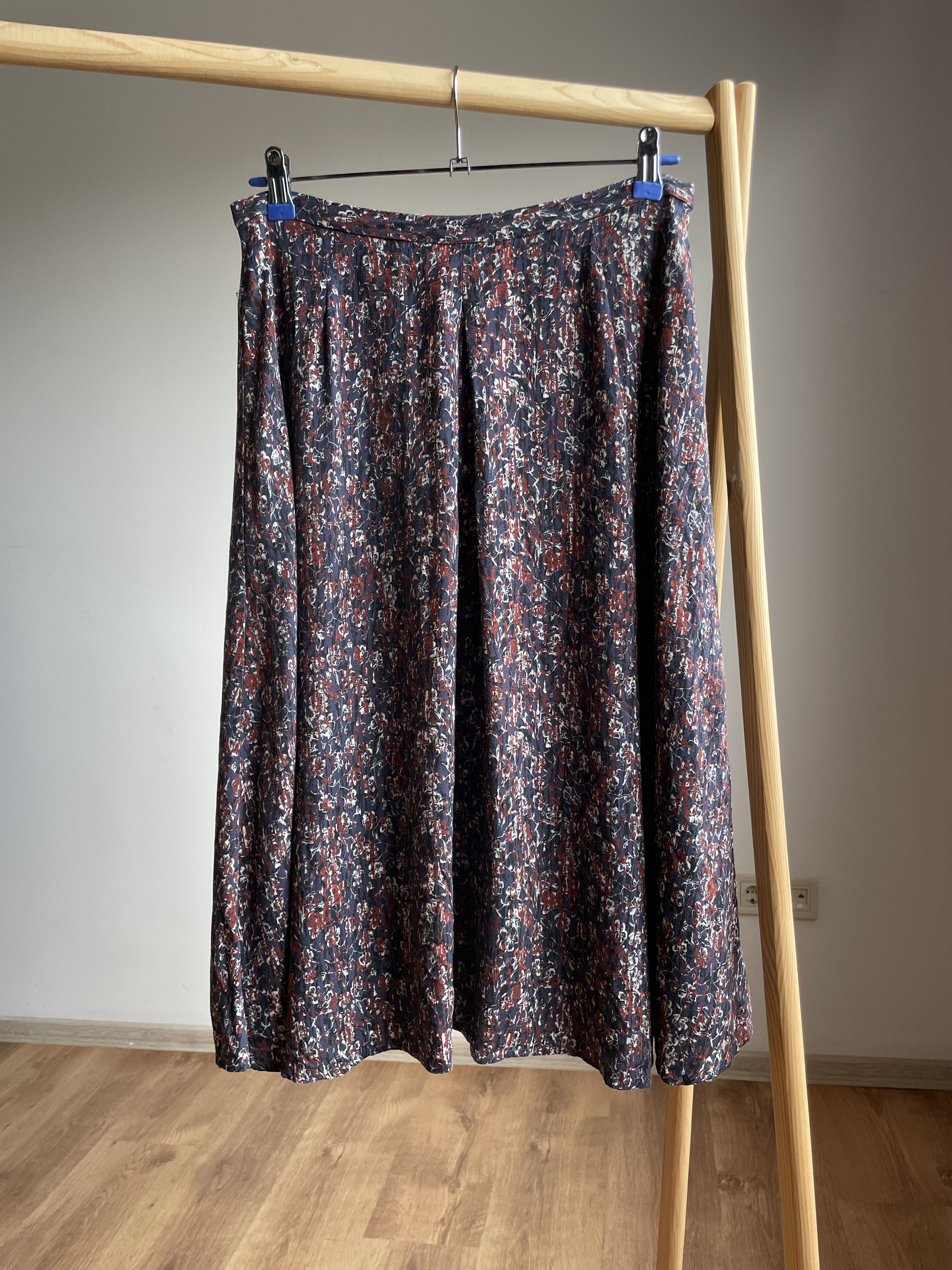 Other Brora Floral Viscose Flared Midi Skirt Size UK 12 Size 30" / US 8 / IT 44 - 1 Thumbnail