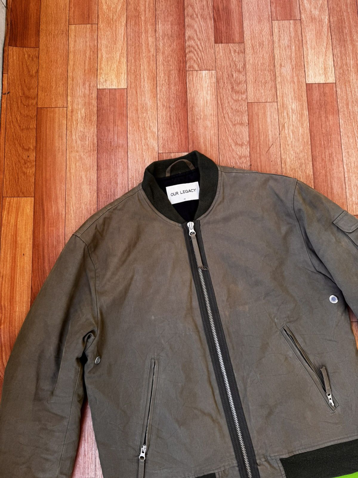 Our Legacy Our Legacy AW 14 Fade Olive Bomber Size US M / EU 48-50 / 2 - 3 Thumbnail