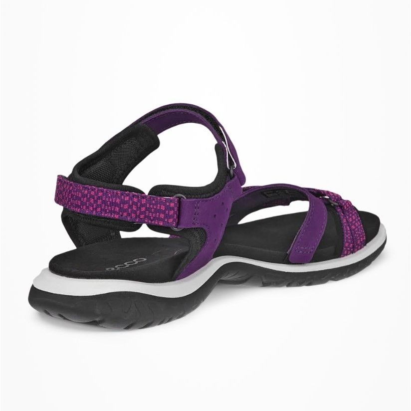 Ecco ECCO WOMEN'S 41 OFFROAD ROAM NUBUCK OUTDOOR SANDAL PURPLE Size US 10 / IT 40 - 3 Thumbnail