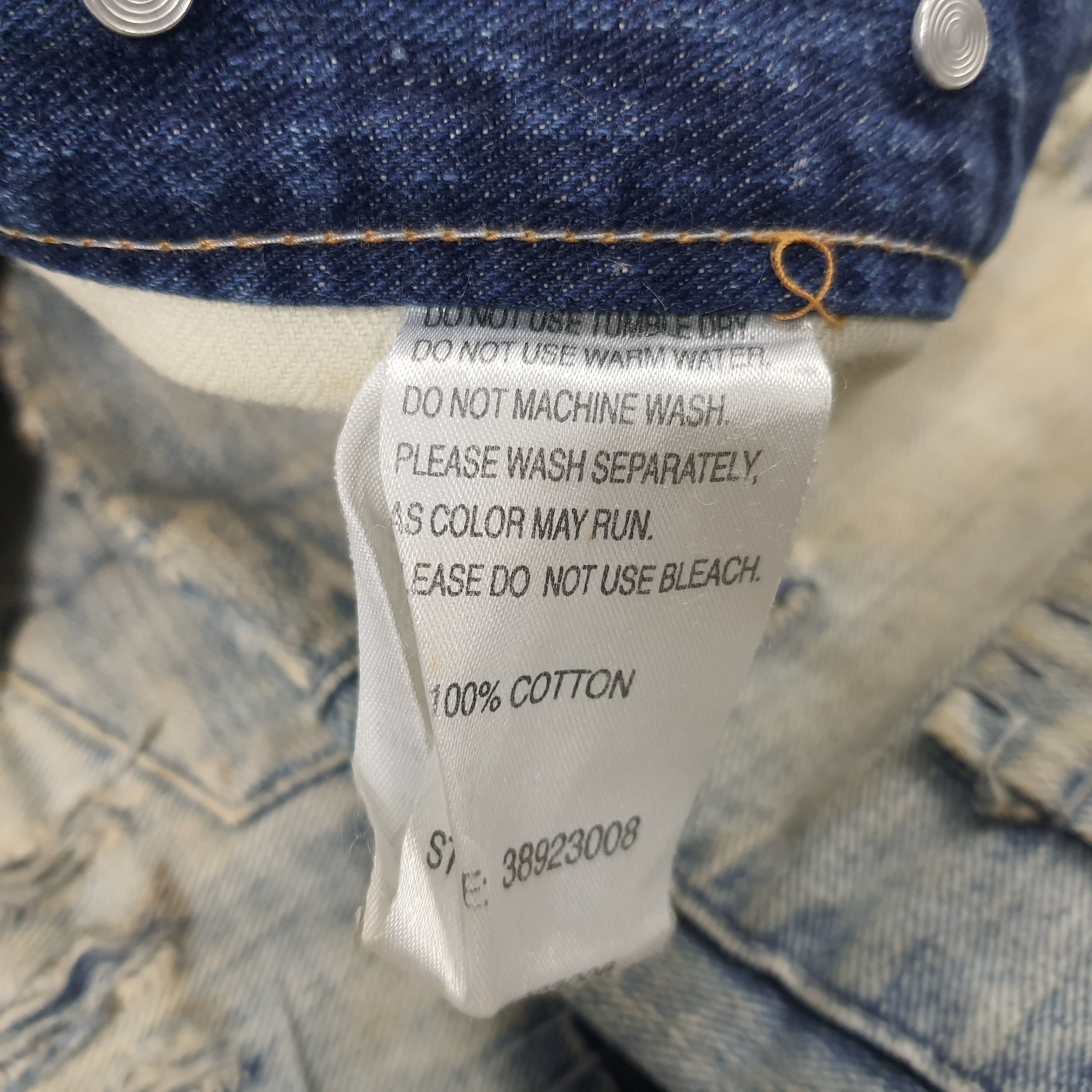 Designer × Satisfy × Vintage Vintage Satisfy Denim Rework Fashion Style Jeans Size US 30 / EU 46 - 8 Thumbnail