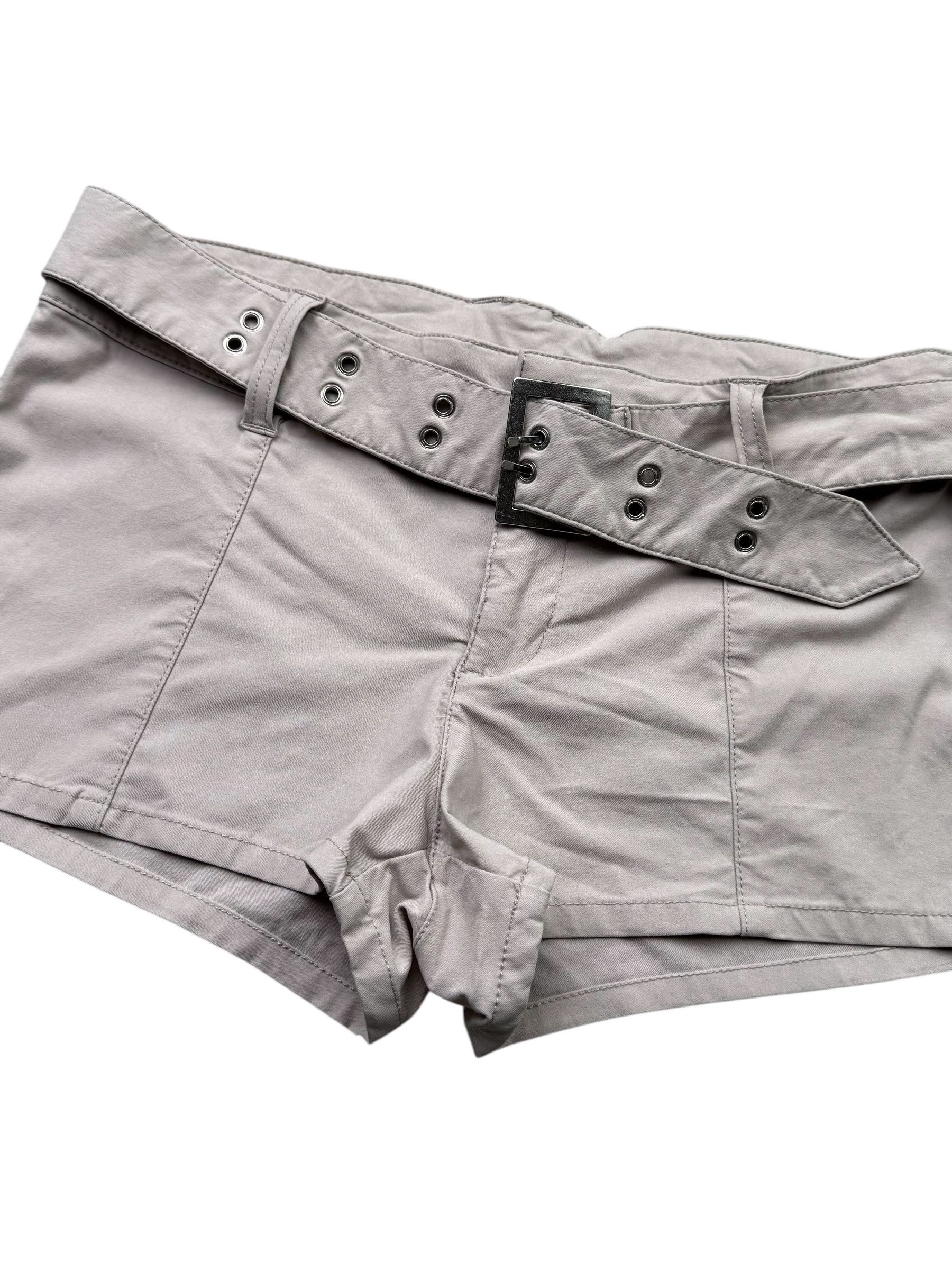 Vintage Vintage Mini Shorts With Belt M14(E115)D15(V103) Size 30" / US 8 / IT 44 - 2 Thumbnail