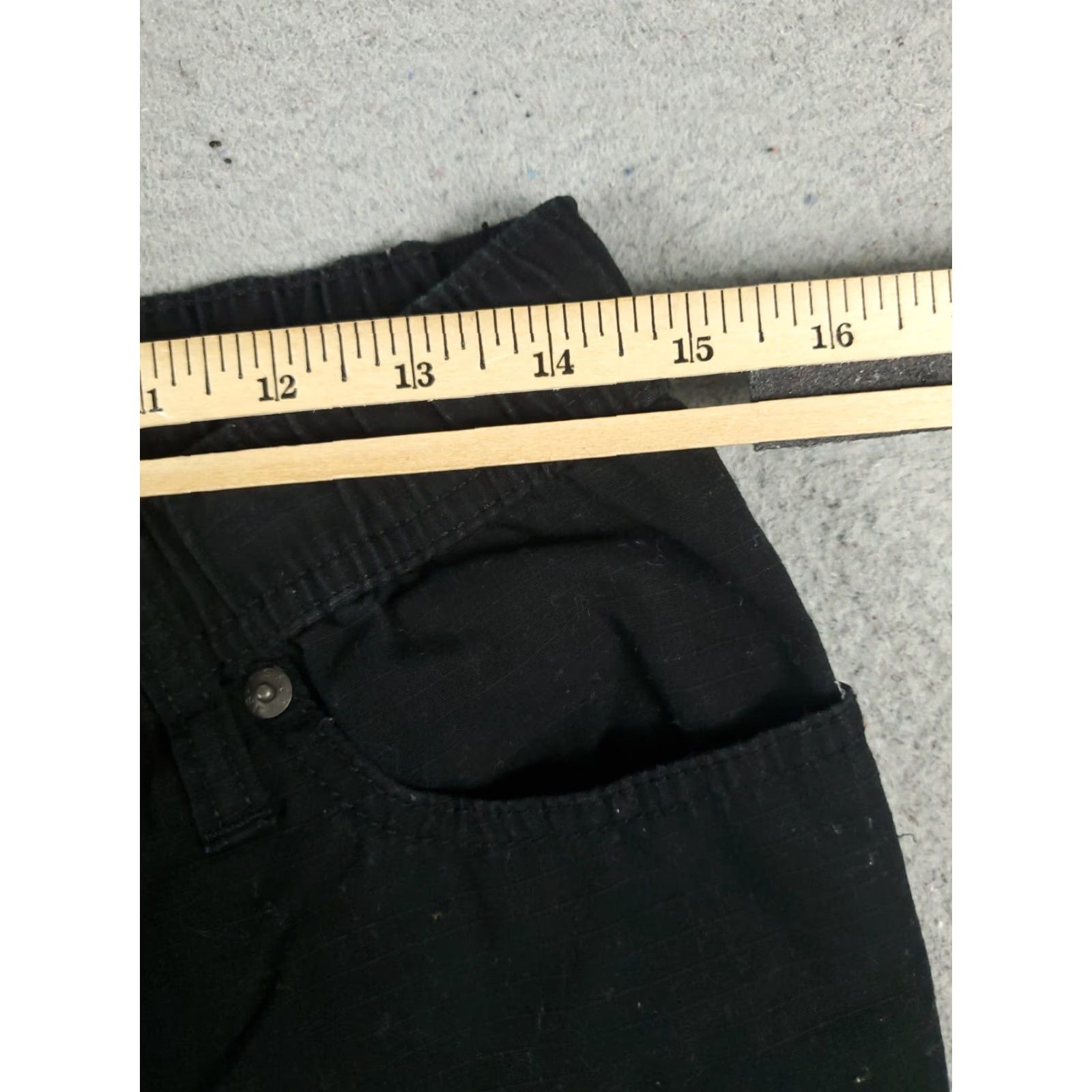 Levi's Levi's Mens Jogger Pants Small Black Casual Athletic Activewear Waist Tie 90s Sports Size US 29 - 3 Thumbnail