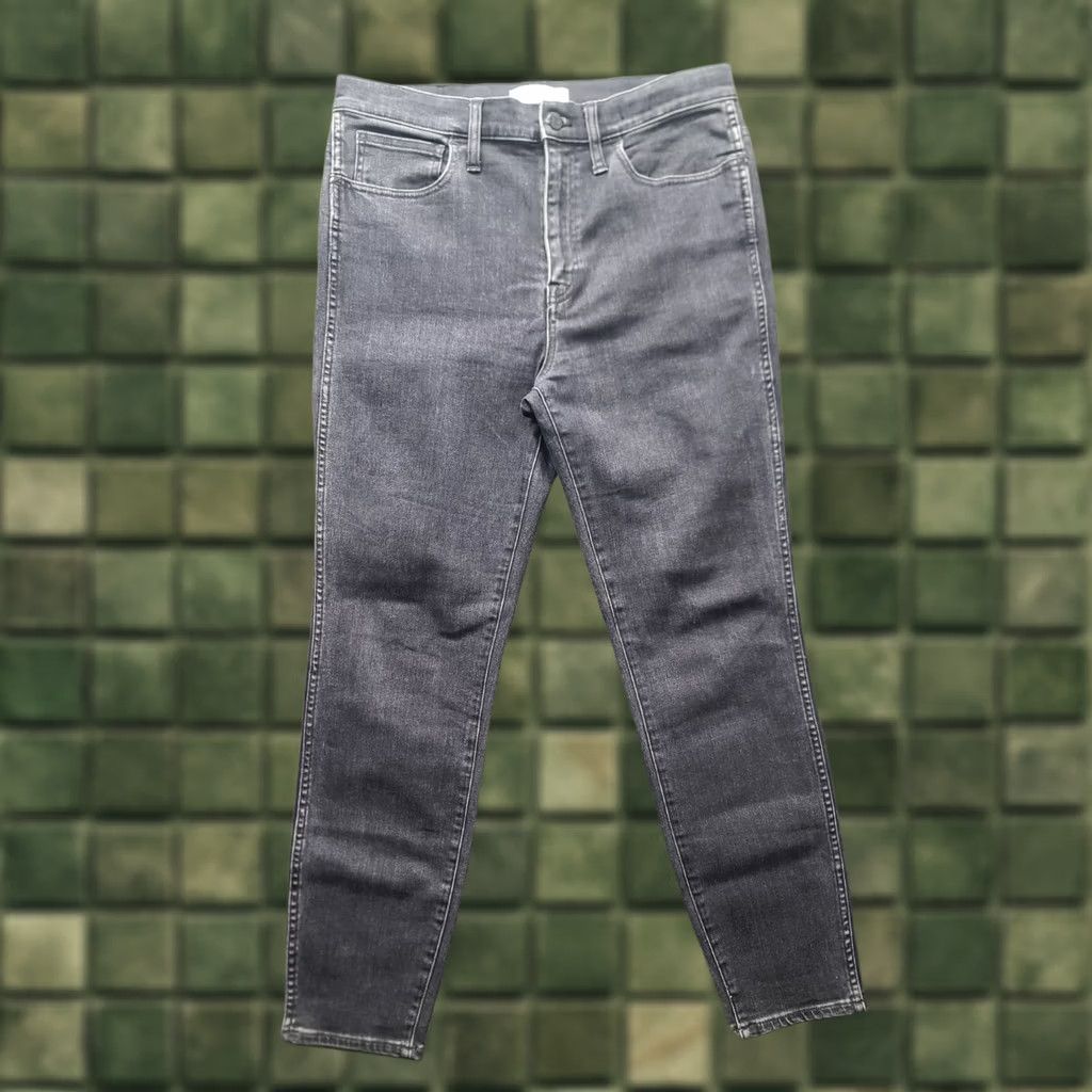 Madewell Madewell Jeans Womens 31x27 High Riser Skinny Charcoal Wash Skinny Jeans 31 Gray/Black Madewell Womens Jeans Size 24" / US 00 / IT 34 - 1 Thumbnail