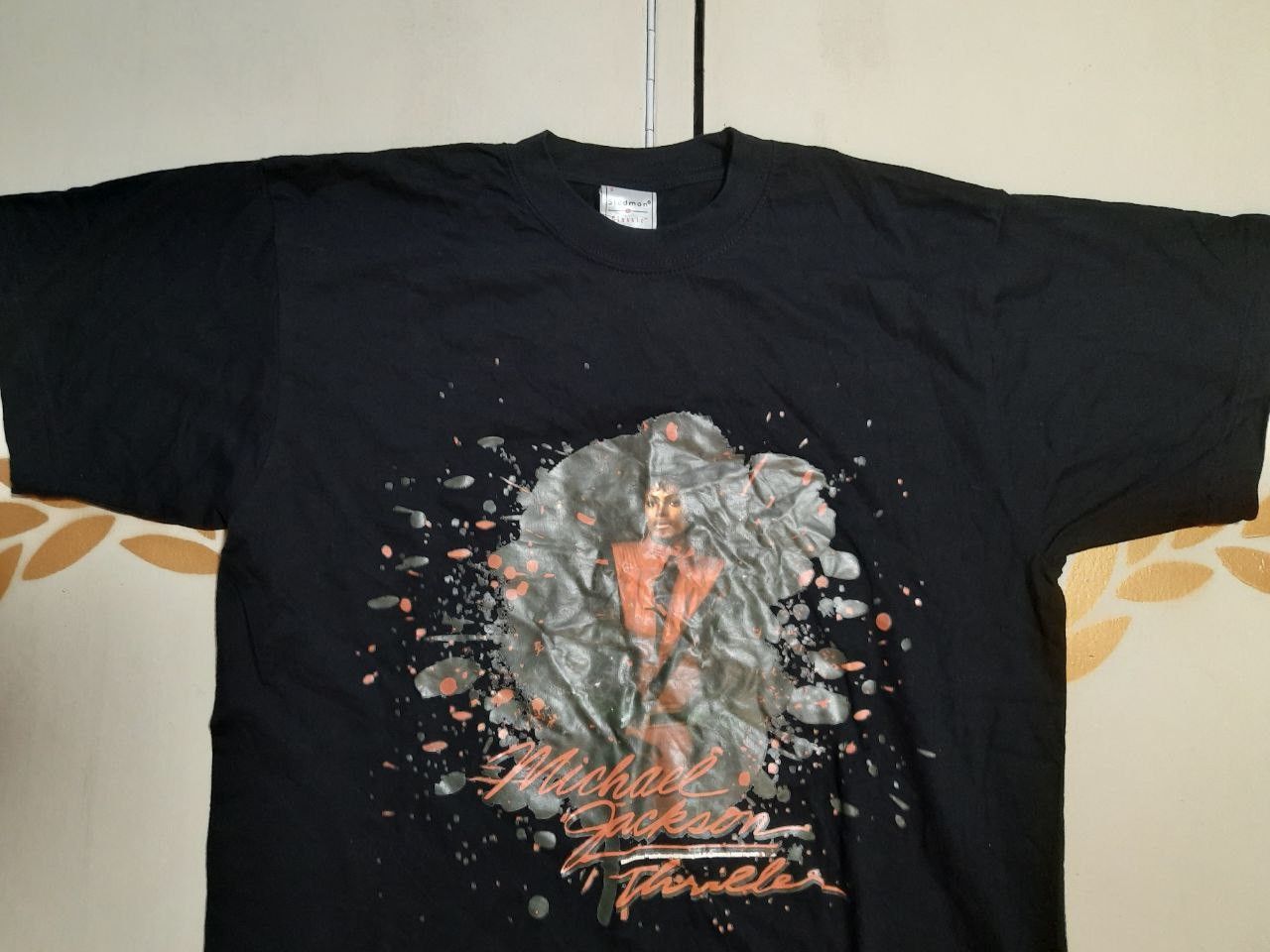 Michael Jackson × Vintage Stedman Michael Jackson Thrillier T-Shirt Size US S / EU 44-46 / 1 - 3 Thumbnail
