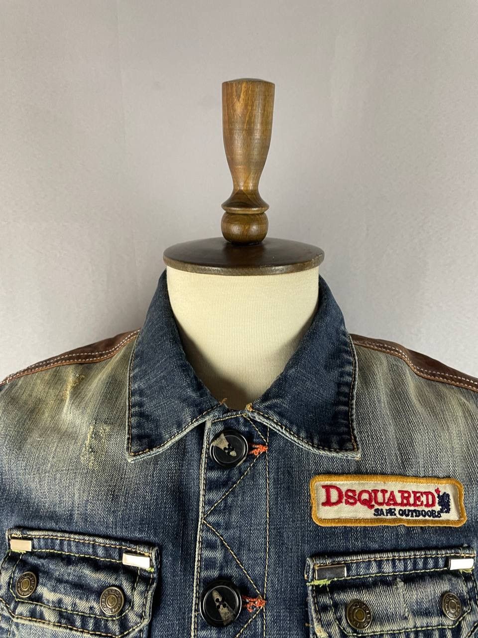 Dsquared2 Dsquared2 Denim Jacket Safe Outdoors Size US M / EU 48-50 / 2 - 9 Thumbnail