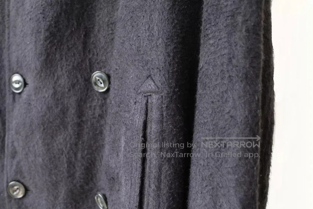 Arts & Science navy double-breasted wool coat. Size US M / EU 48-50 / 2 - 7 Thumbnail