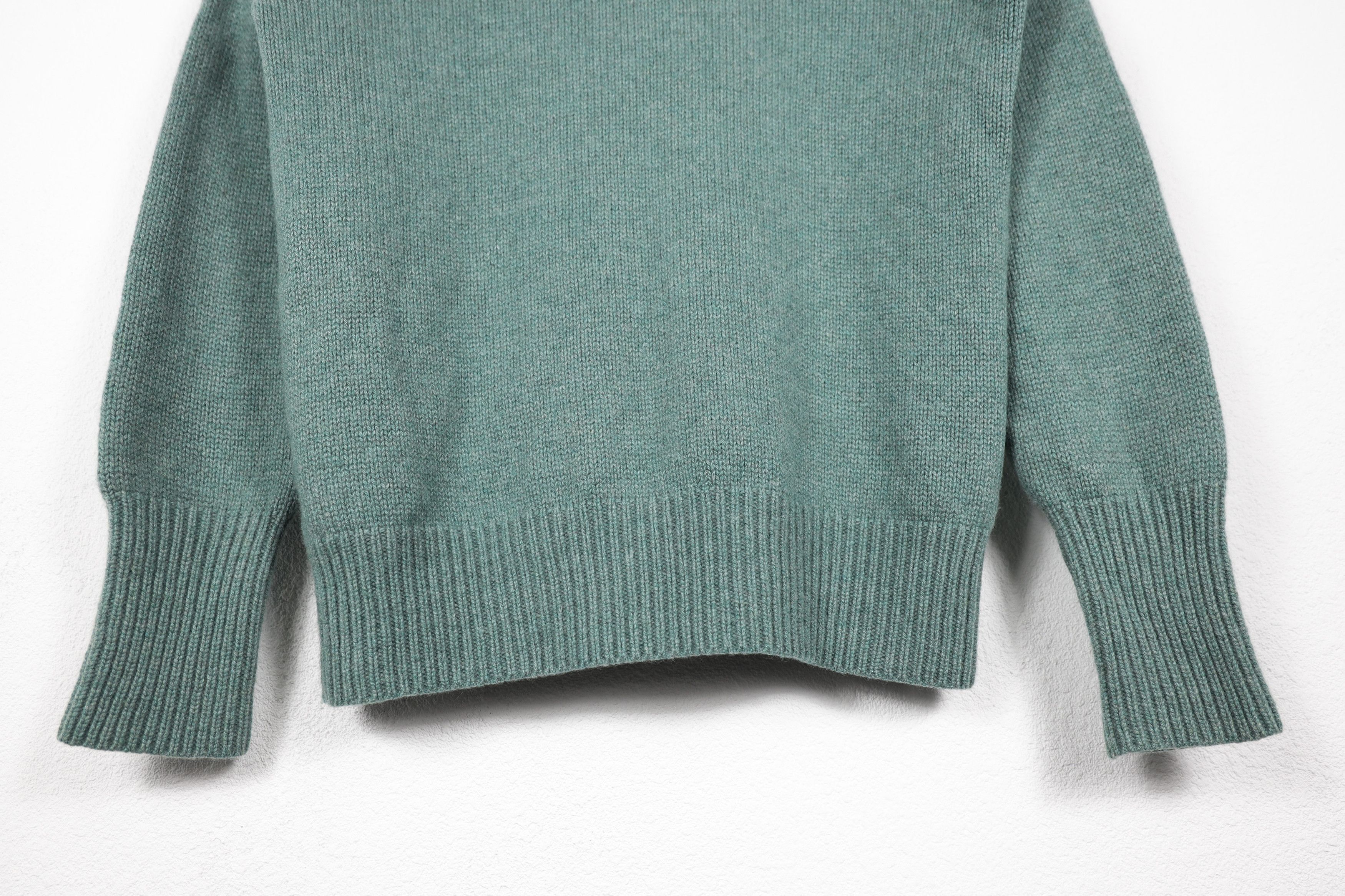 Burberry × Burberry Prorsum Women's Burberry Brit Knight Logo Green Cashmere Hoodie M Size M / US 6-8 / IT 42-44 - 10 Thumbnail