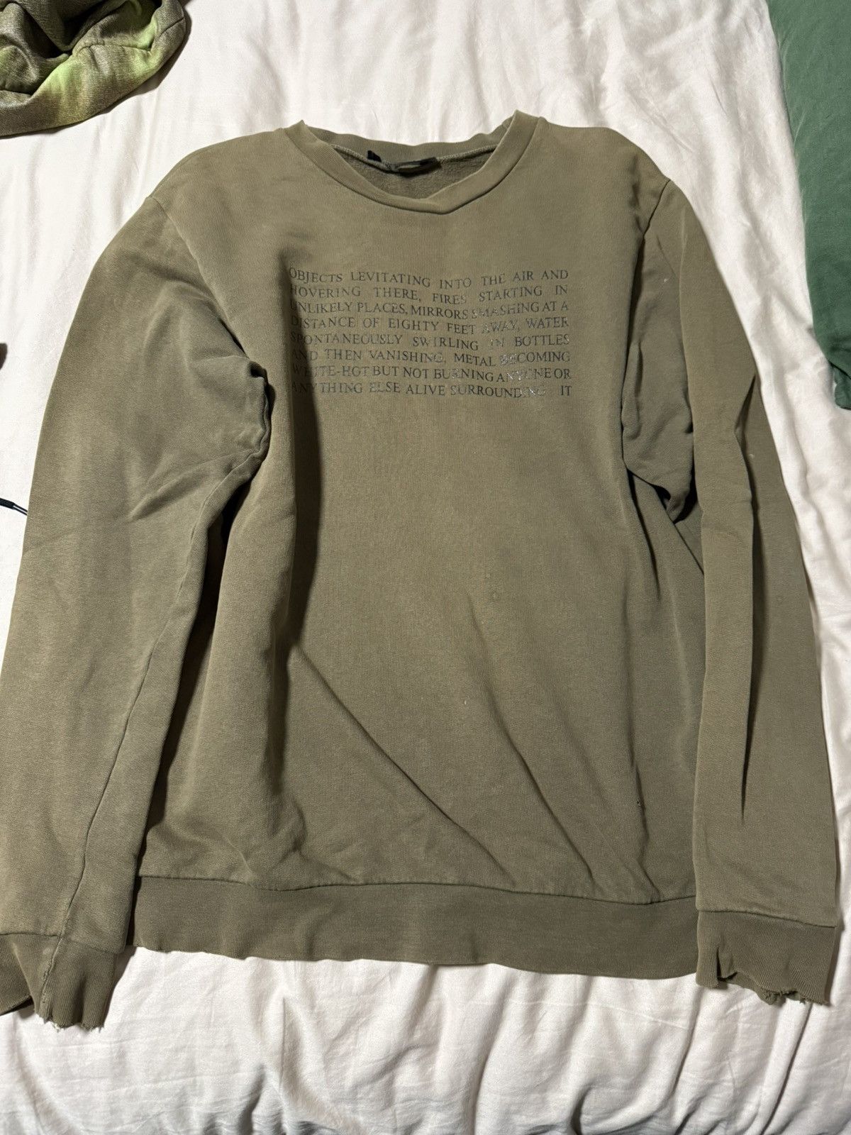 Raf Simons RARE AW2005 Poltergeist Message sweater Size US L / EU 52-54 / 3 - 1 Thumbnail