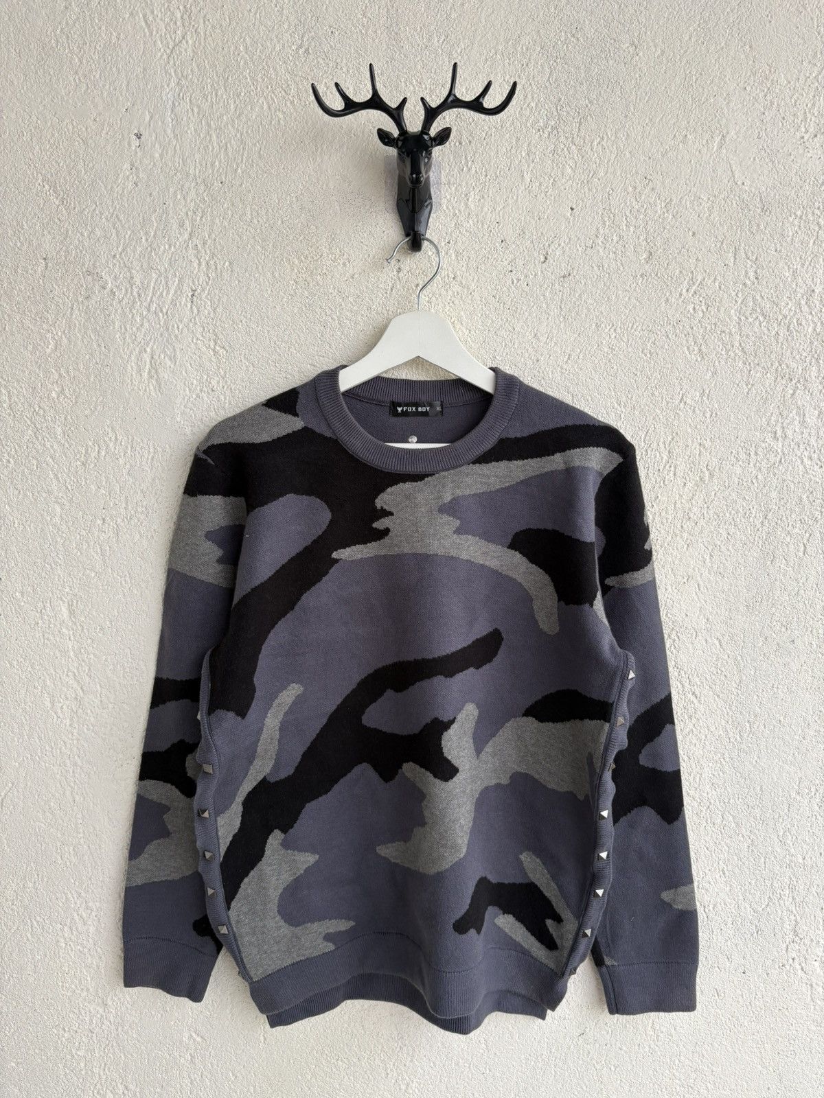 Number (N)ine Fox boy knit studet lgb style Size US M / EU 48-50 / 2 - 2 Thumbnail