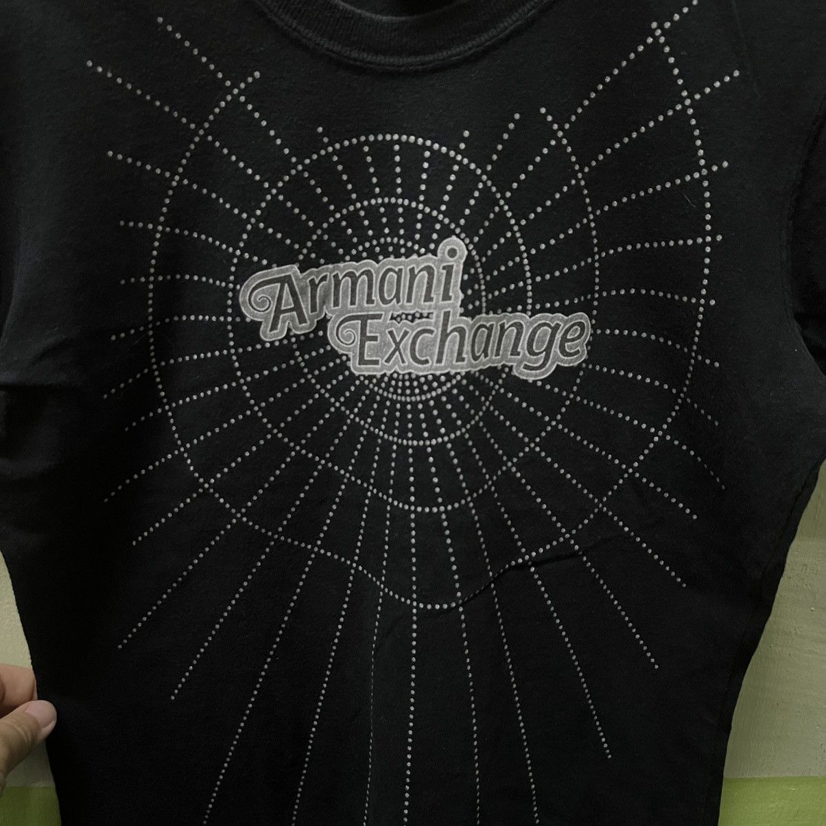 Armani Exchange Rare Vintage Armani Exchange Spider Web Tees Size US XXS / EU 40 - 5 Thumbnail