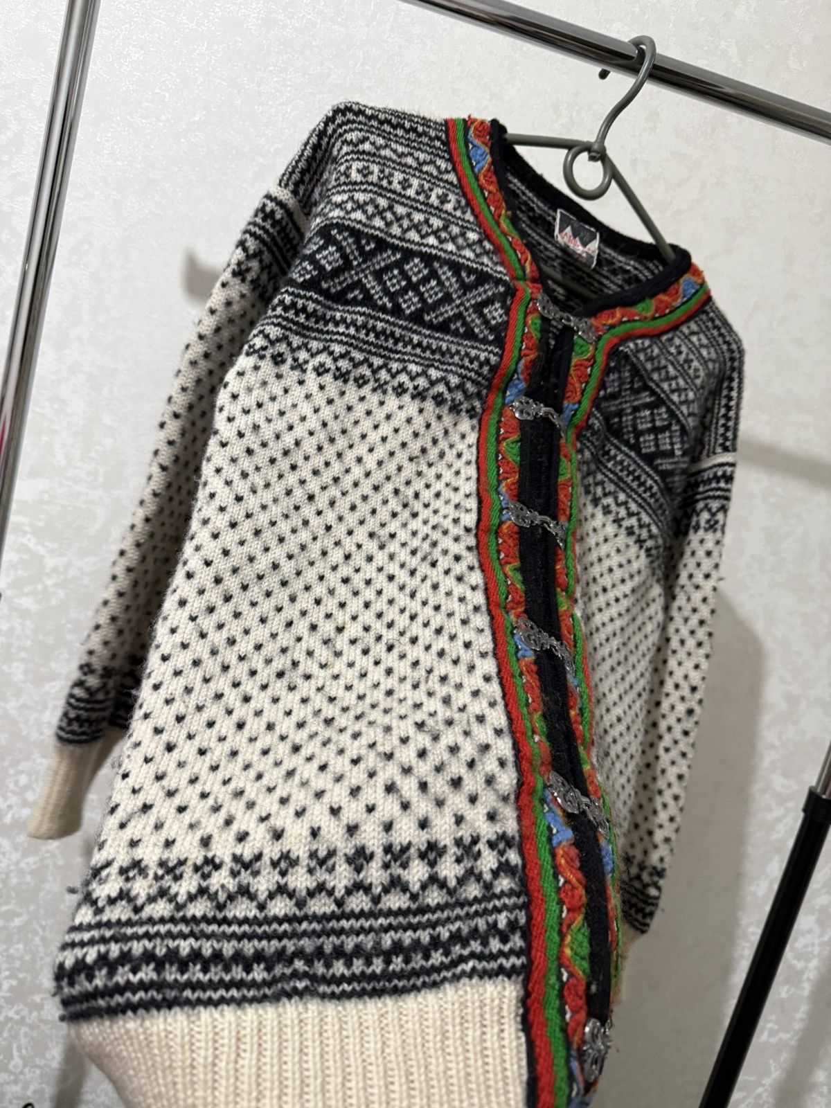 Dale Of Norway DALE OF NORWAY WOOL CARDIGAN ARCTIC WOOMEN’S SWEATER WINTER Size M / US 6-8 / IT 42-44 - 9 Thumbnail